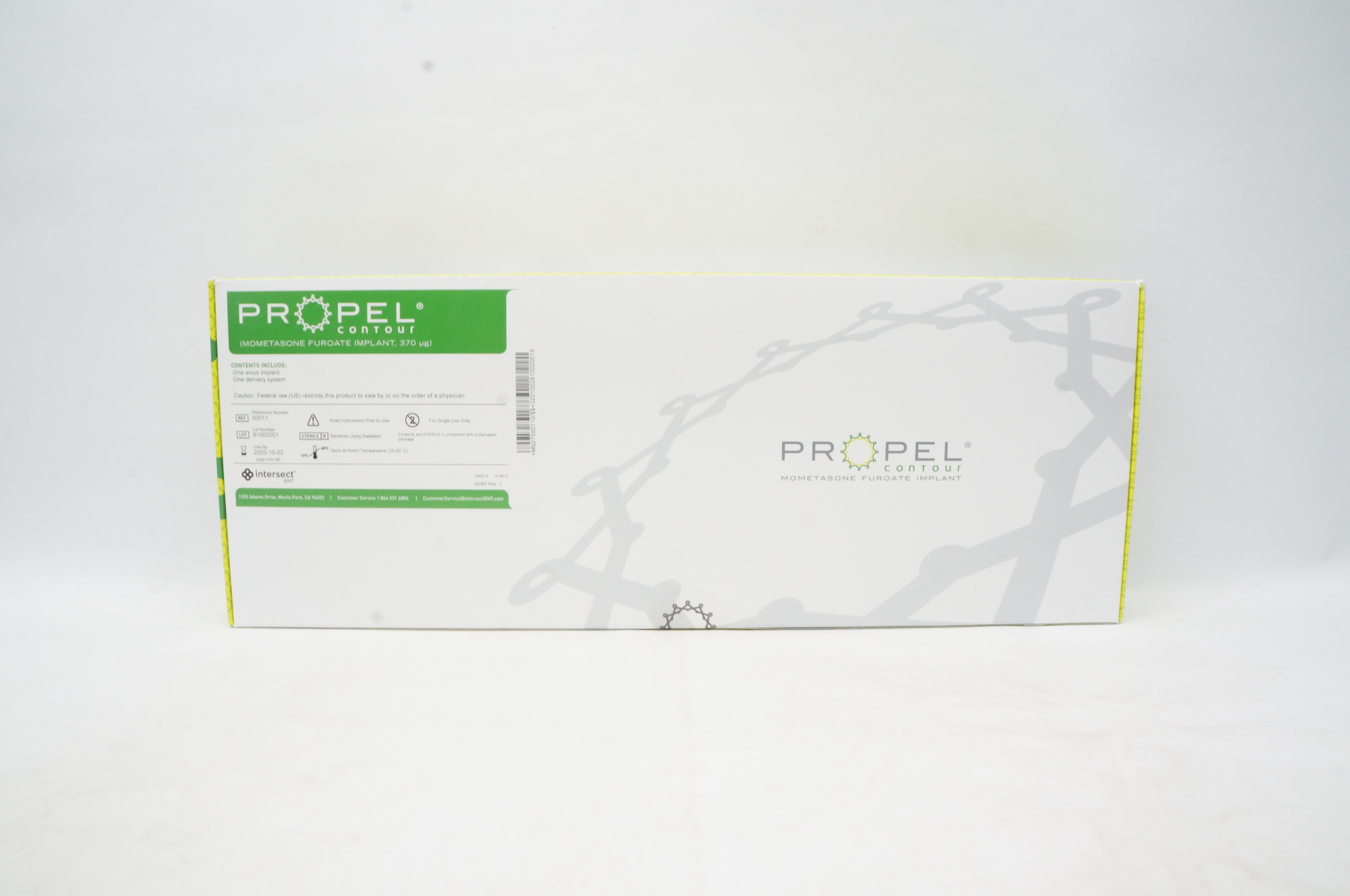 Intersect 50011 Propel Contour Mometasone Furoate Implant 370 µg (x)