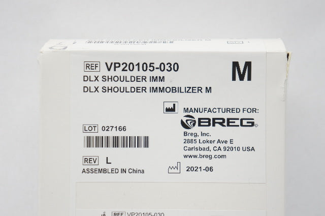 Breg VP20105-030 DLX Shoulder Immobilizer M