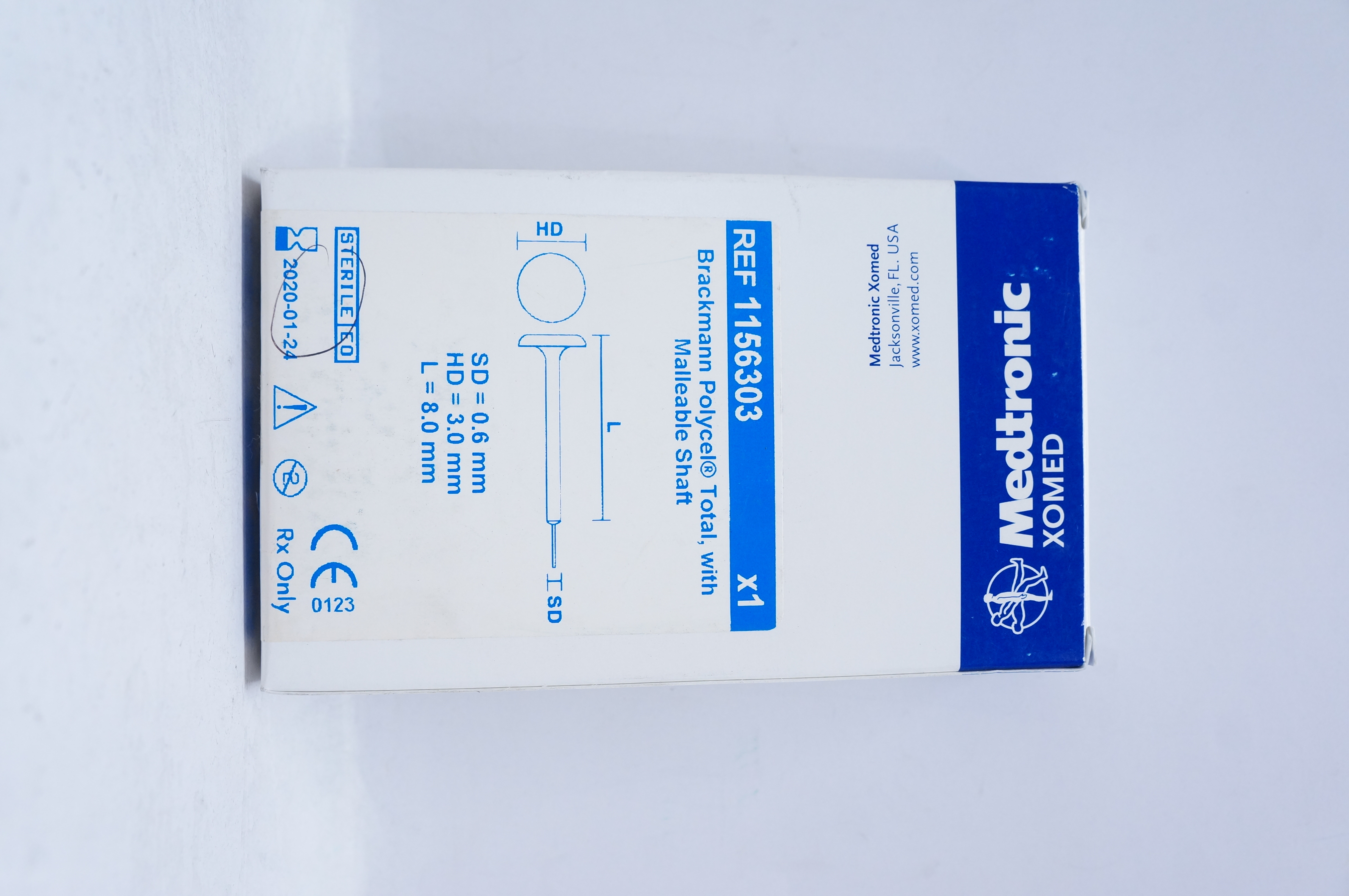 Medtronic 1156303 Brackmann Polycel Total, with Malleable Shaft (x)