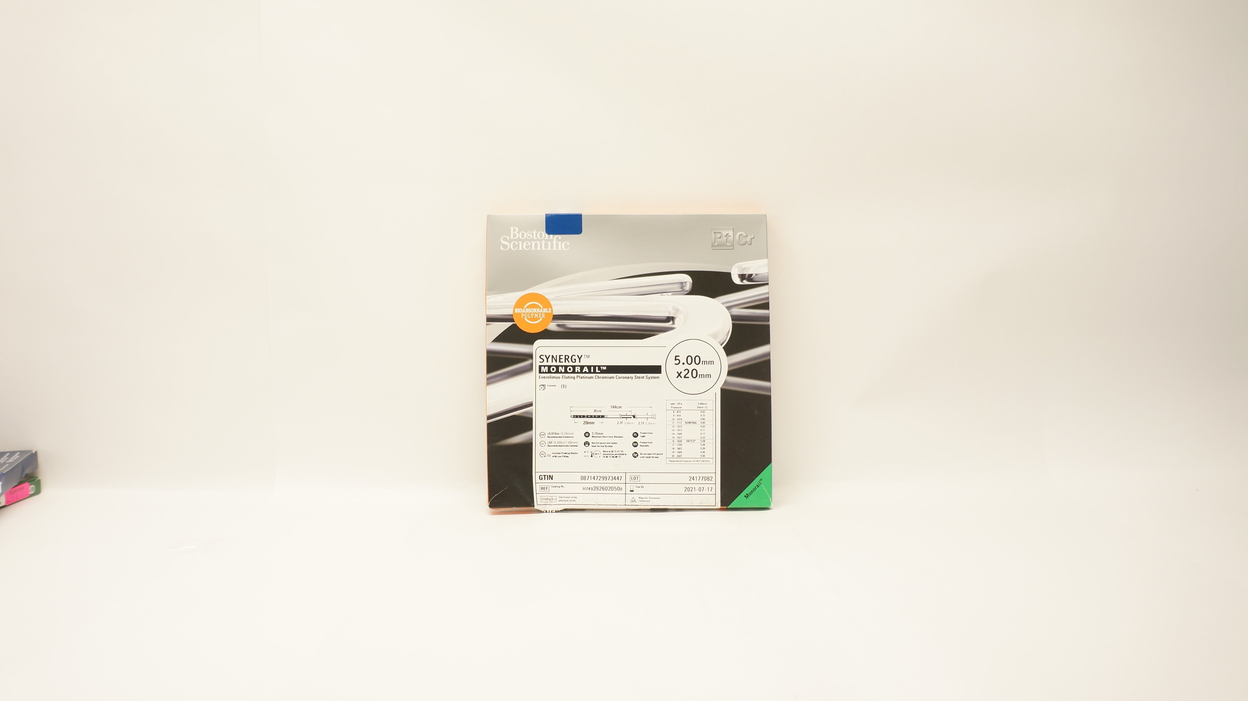 Boston Scientific 392602050 Synergy Coronary Stnt. System 5.00mm x 20mm (x)
