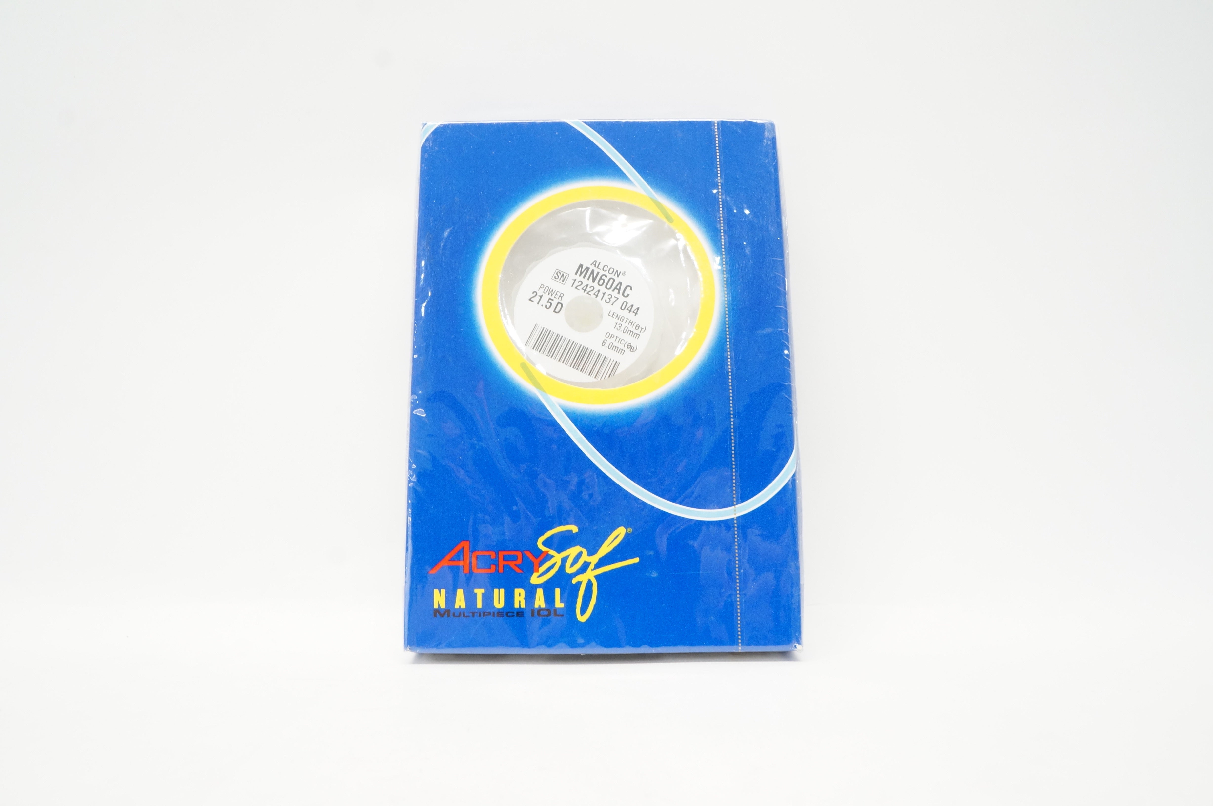 Alcon MN60AC AcrySof Natural Intaocular Lens 21.5 D, Length 13mm,Optic 6.0mm (x)