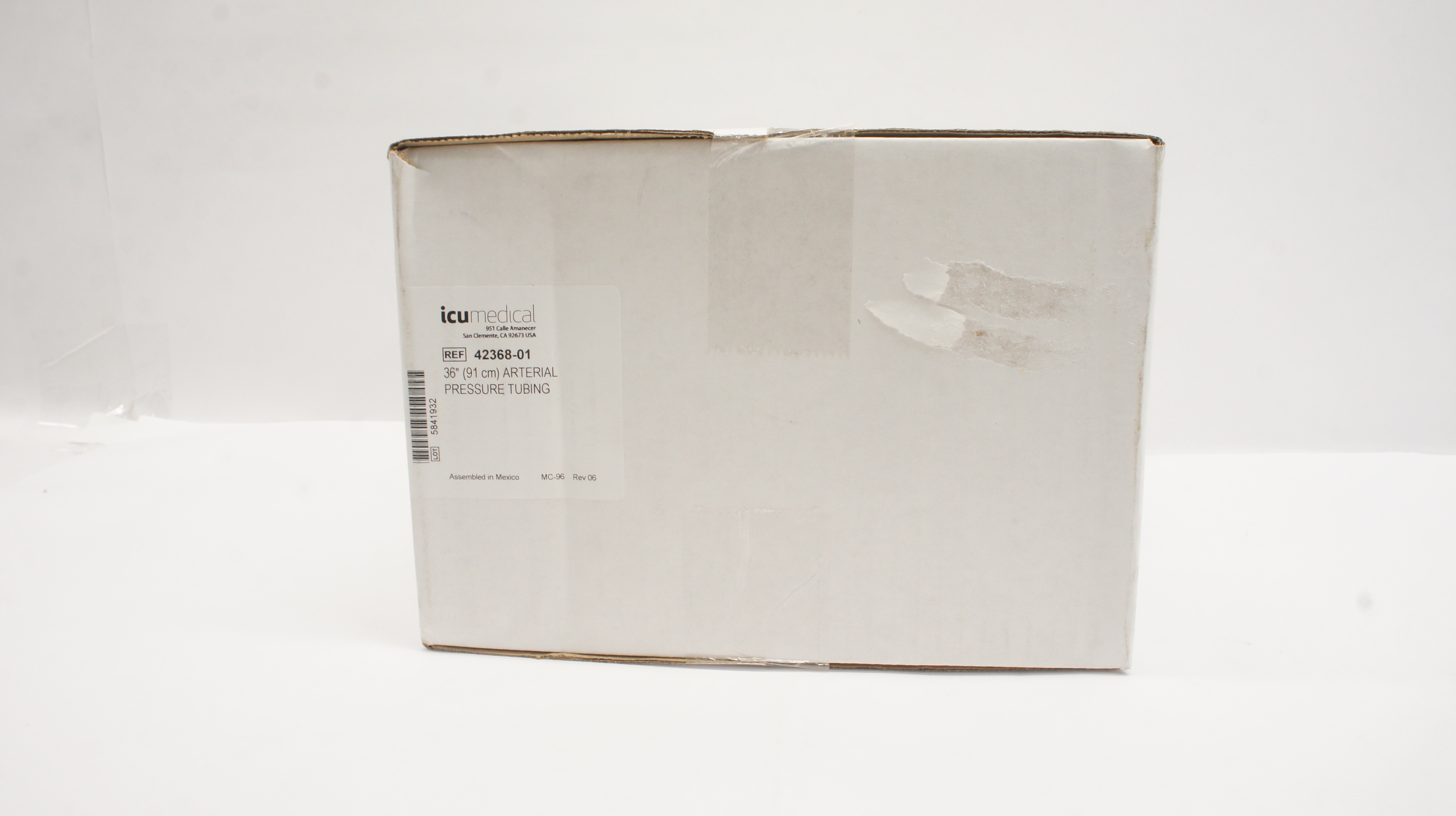 ICU Medical 42368-01 Arterial Pressure Tubing 36 inch - Box of 25