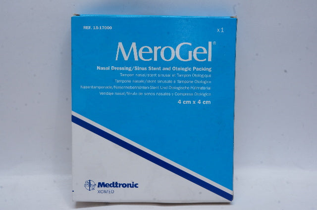 Medtronic 15-17000 MeroGel Nasal Dressing/Sinus Stnt and Otologic 4cm x 4cm (x)