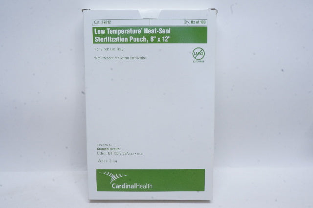 Cardinal Health 37812 Heat-Seal Sterilization Pouch, 8in. x 12in. - Box of 100