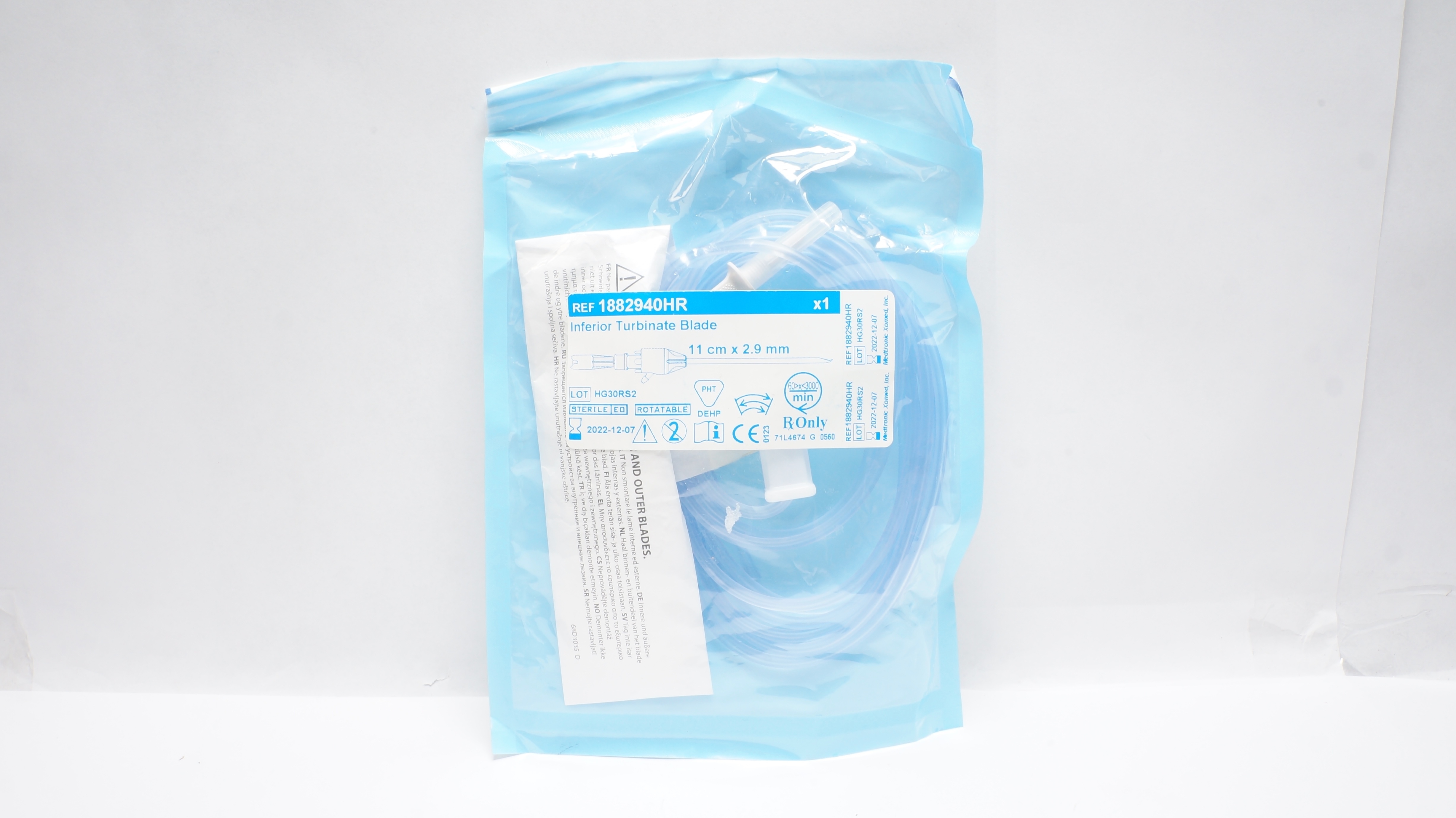 Medtronic 1882940HR Inferior Turbinate Blade 11cm x 2.9mm (x)