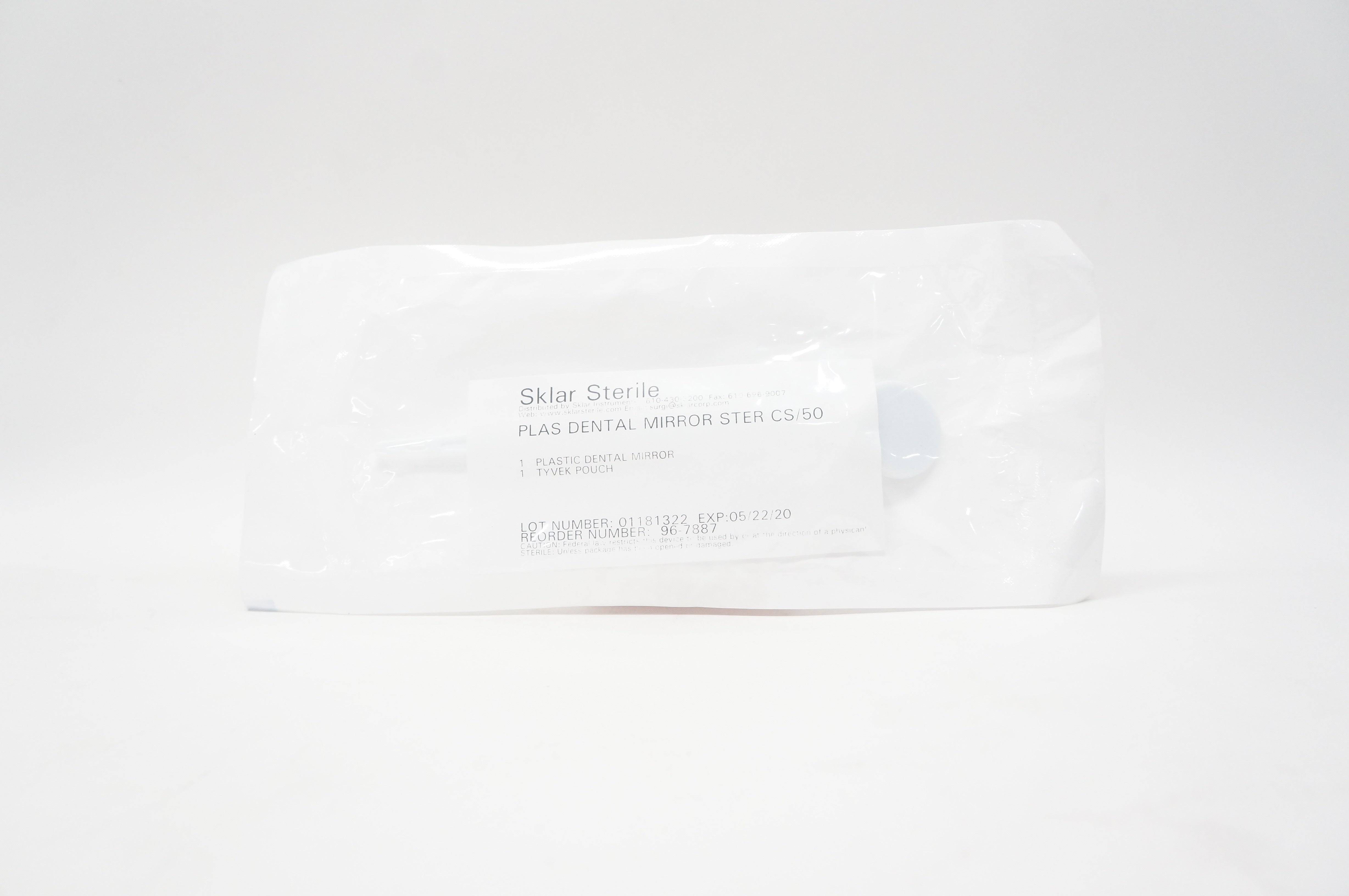 Sklar 96-7887 Plas Dental Mirror Ster CS/50 (x)