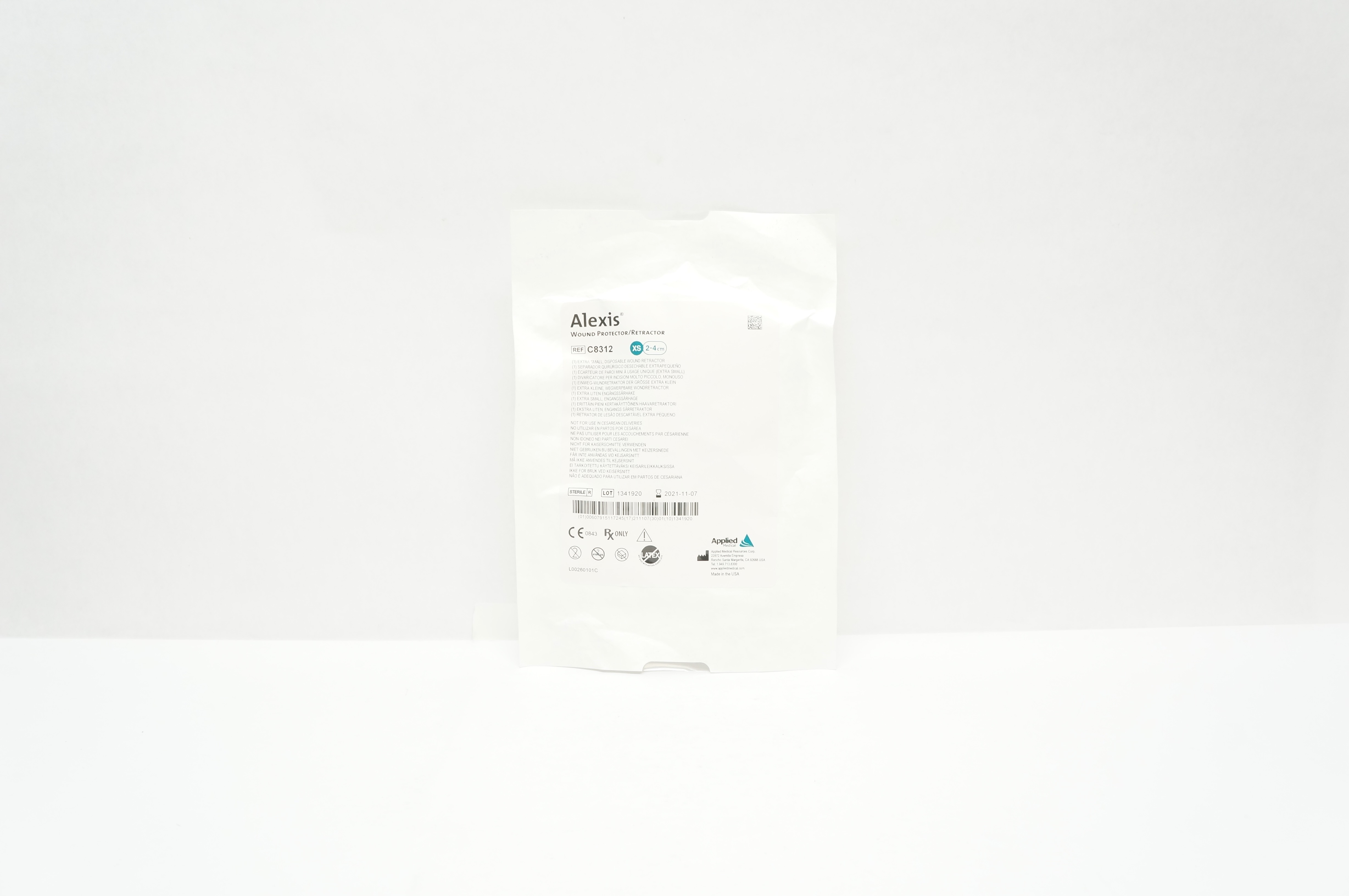 Applied Medical C8312 Alexis Wound Protector/Retractor XS 2-4cm (x)