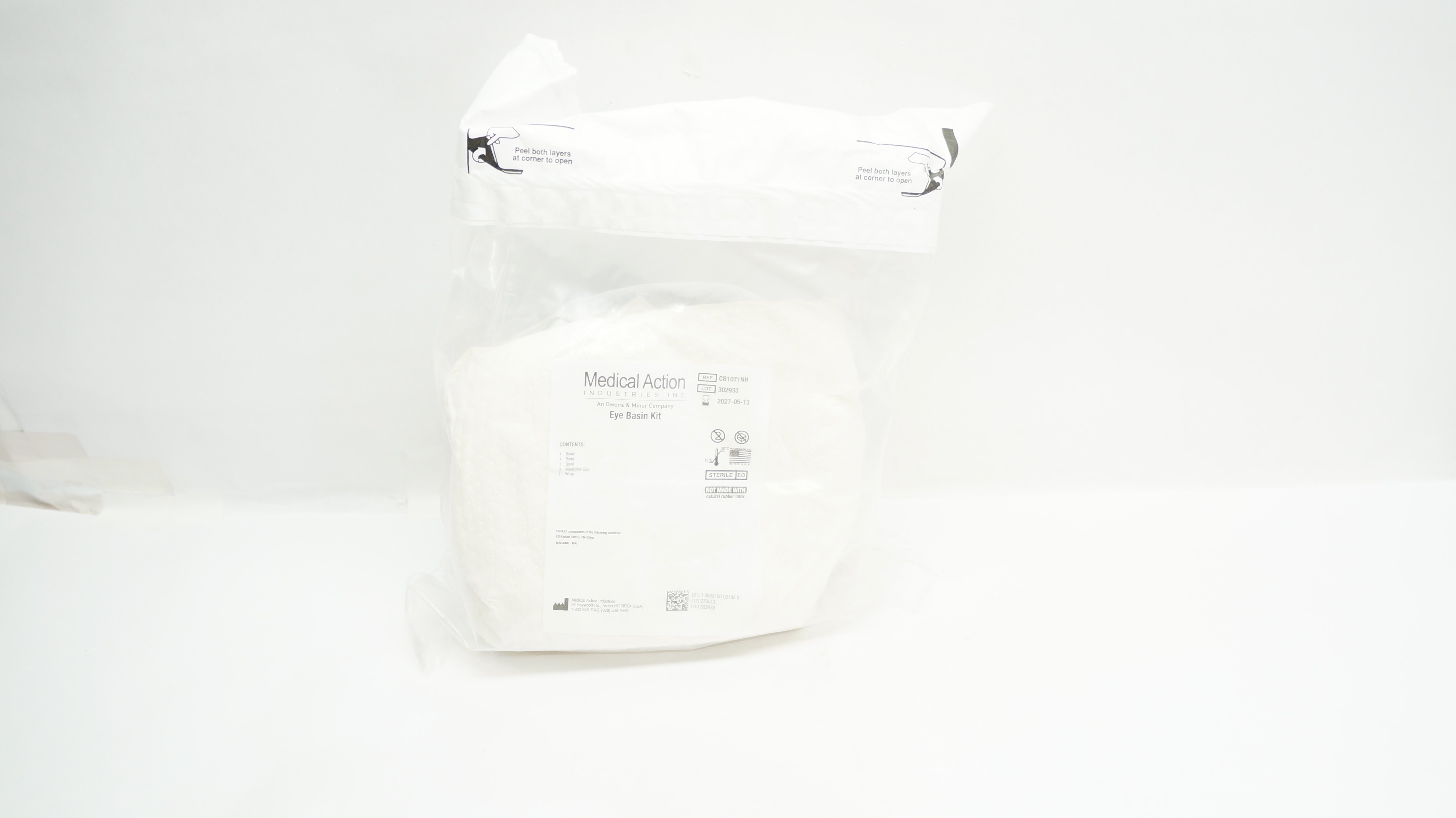 Medical Action CB1071NH Eye Basin Kit