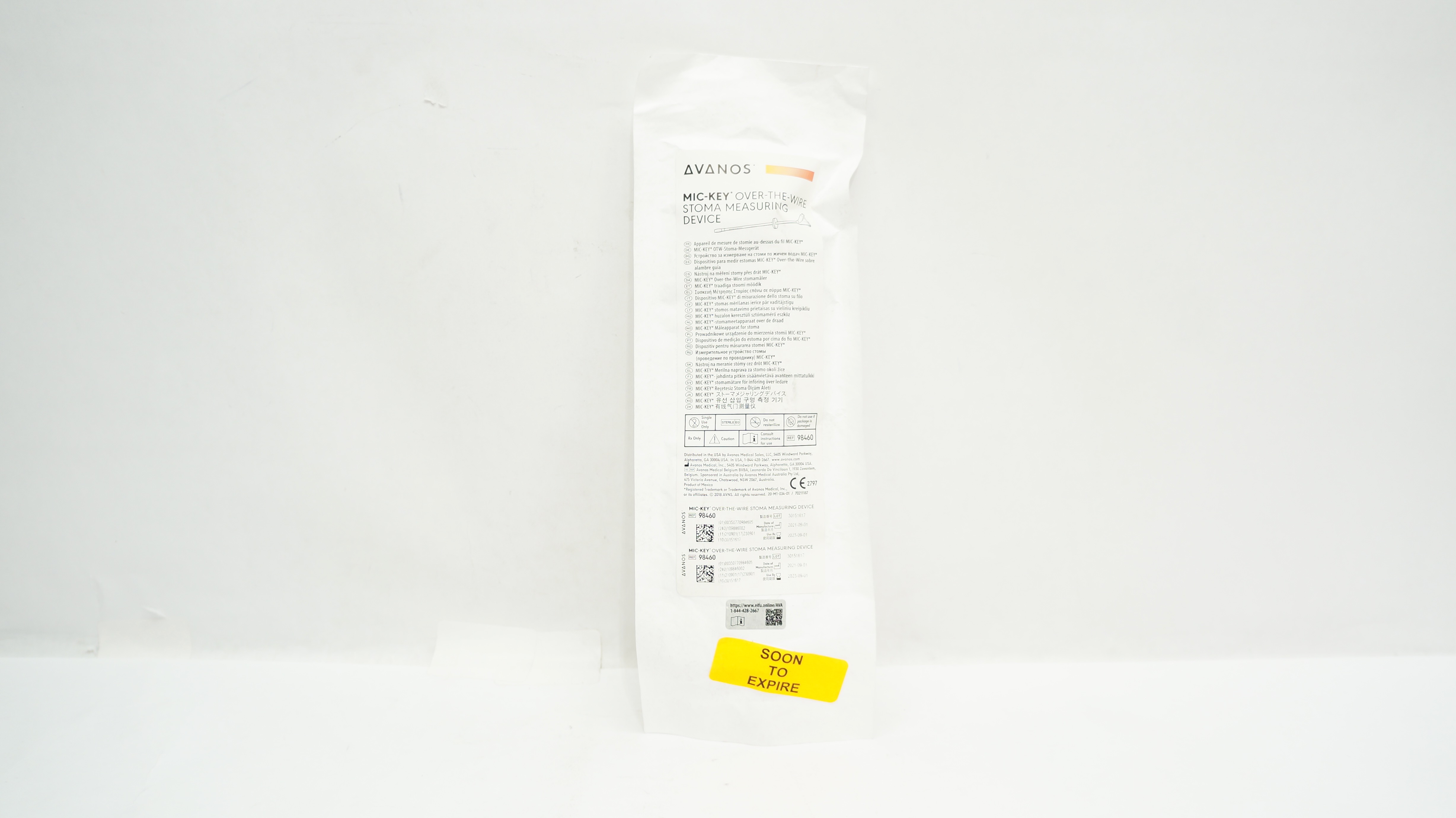 Avanos 98460 Mic-Key Over-The-Wire Stoma Measuring Device