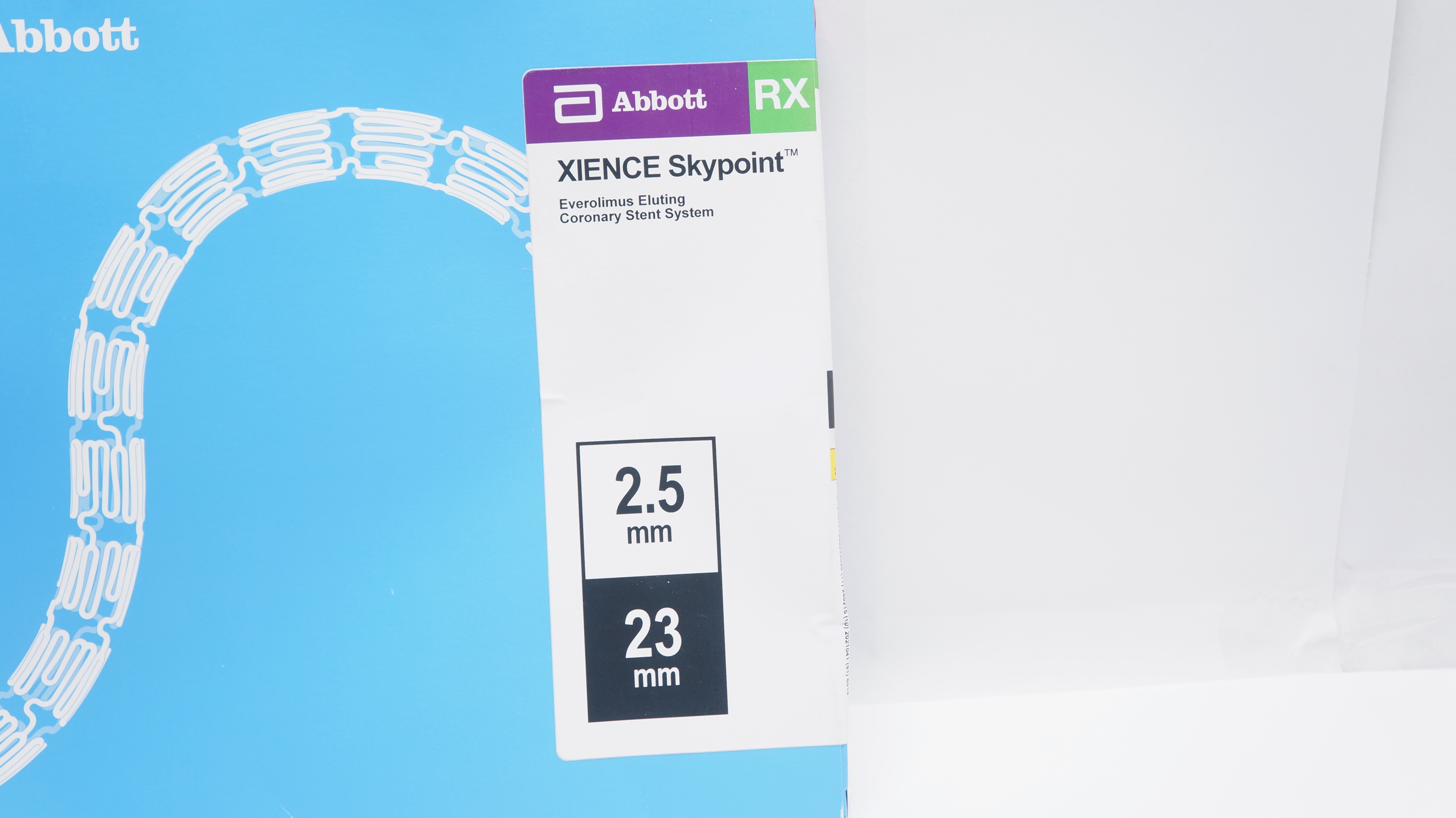 Abbott 1804250-23 Xience Skypoint Coronary Stnt System 2.5mm x