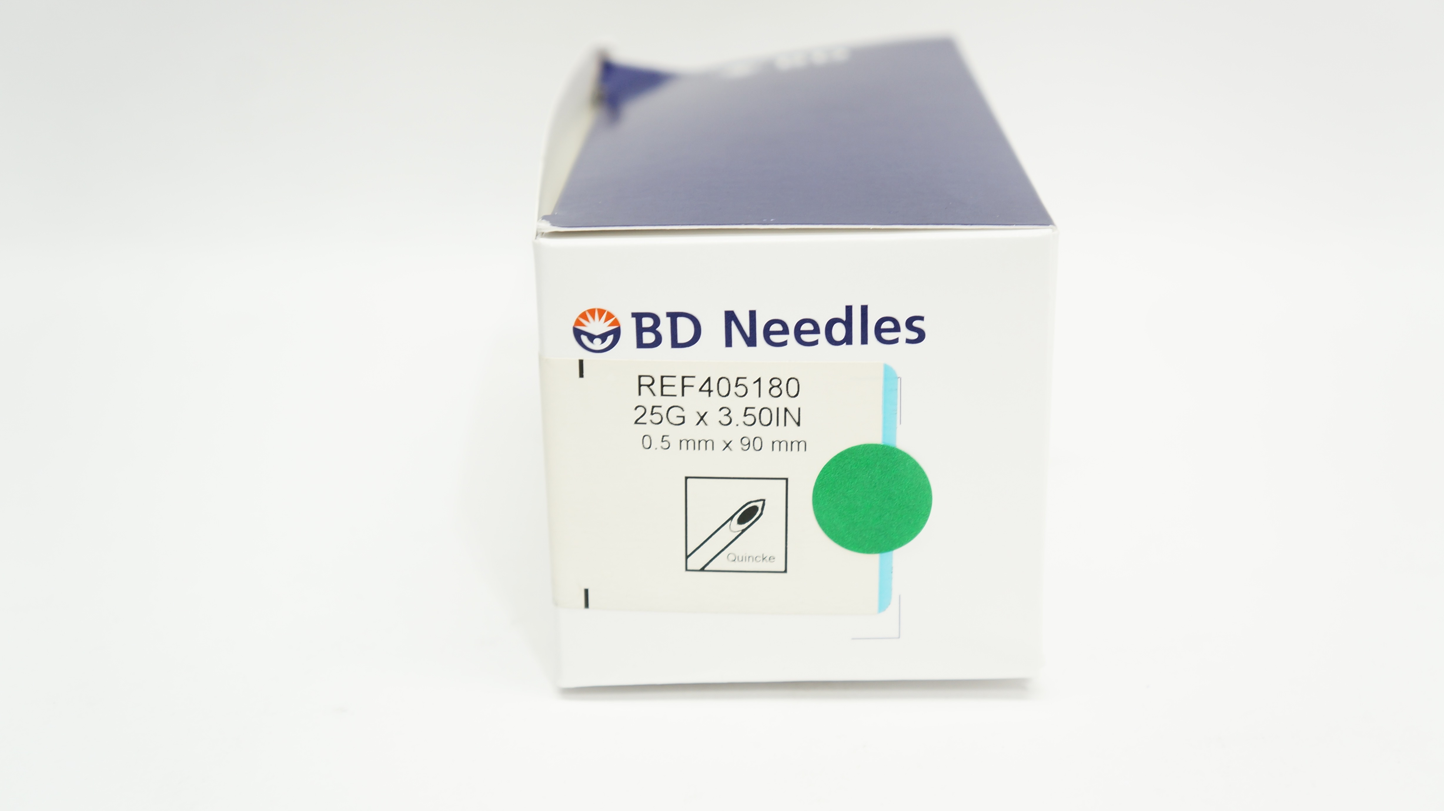 BD 405180 Spinal Ndle Quicke Type Point 25G x 3-1/2inch (x) - Box of 25