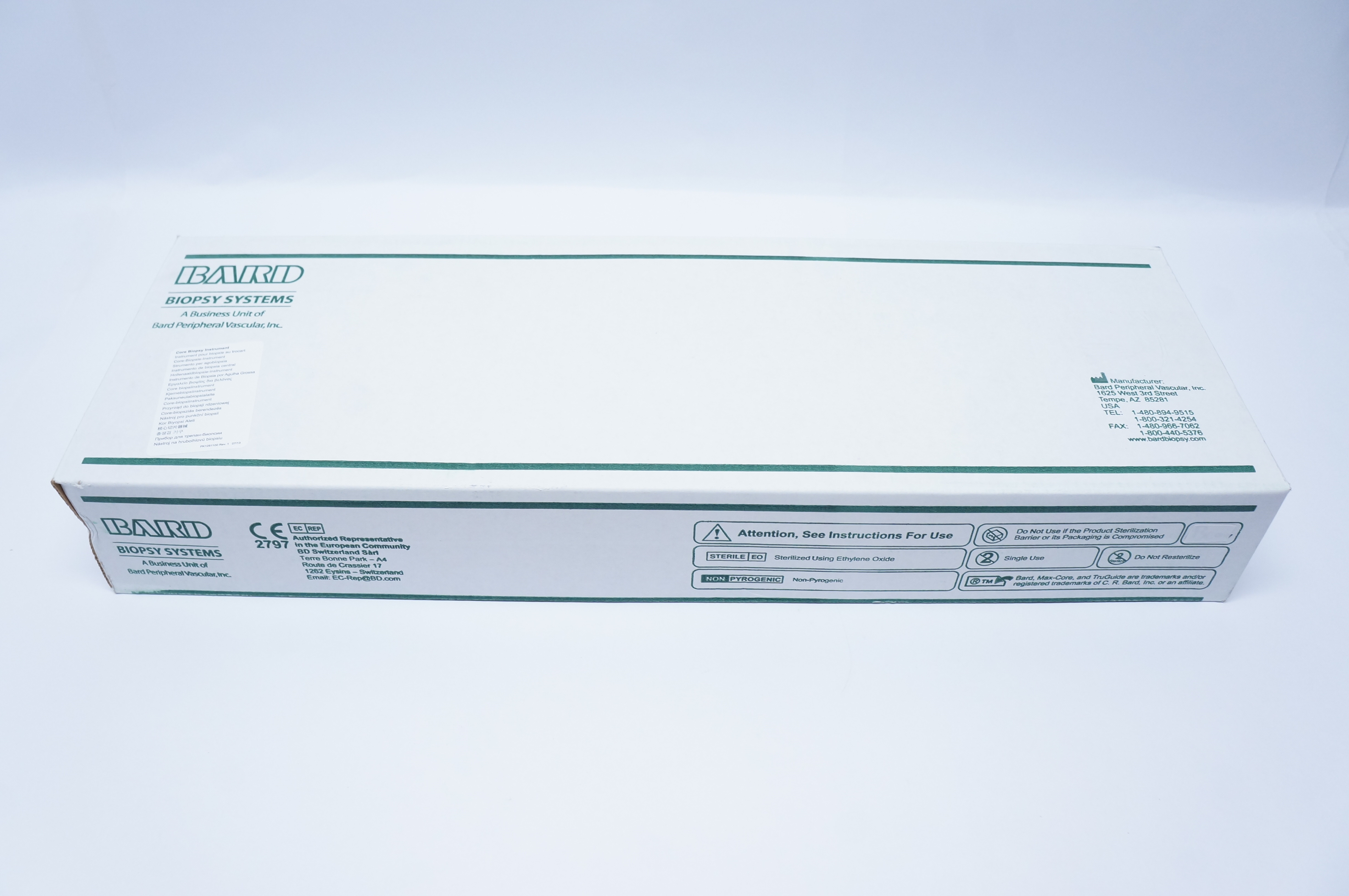 Bard MC1410 Max-Core Disposable Core Biopsy Instrument 14G x 10cm - Box of 5