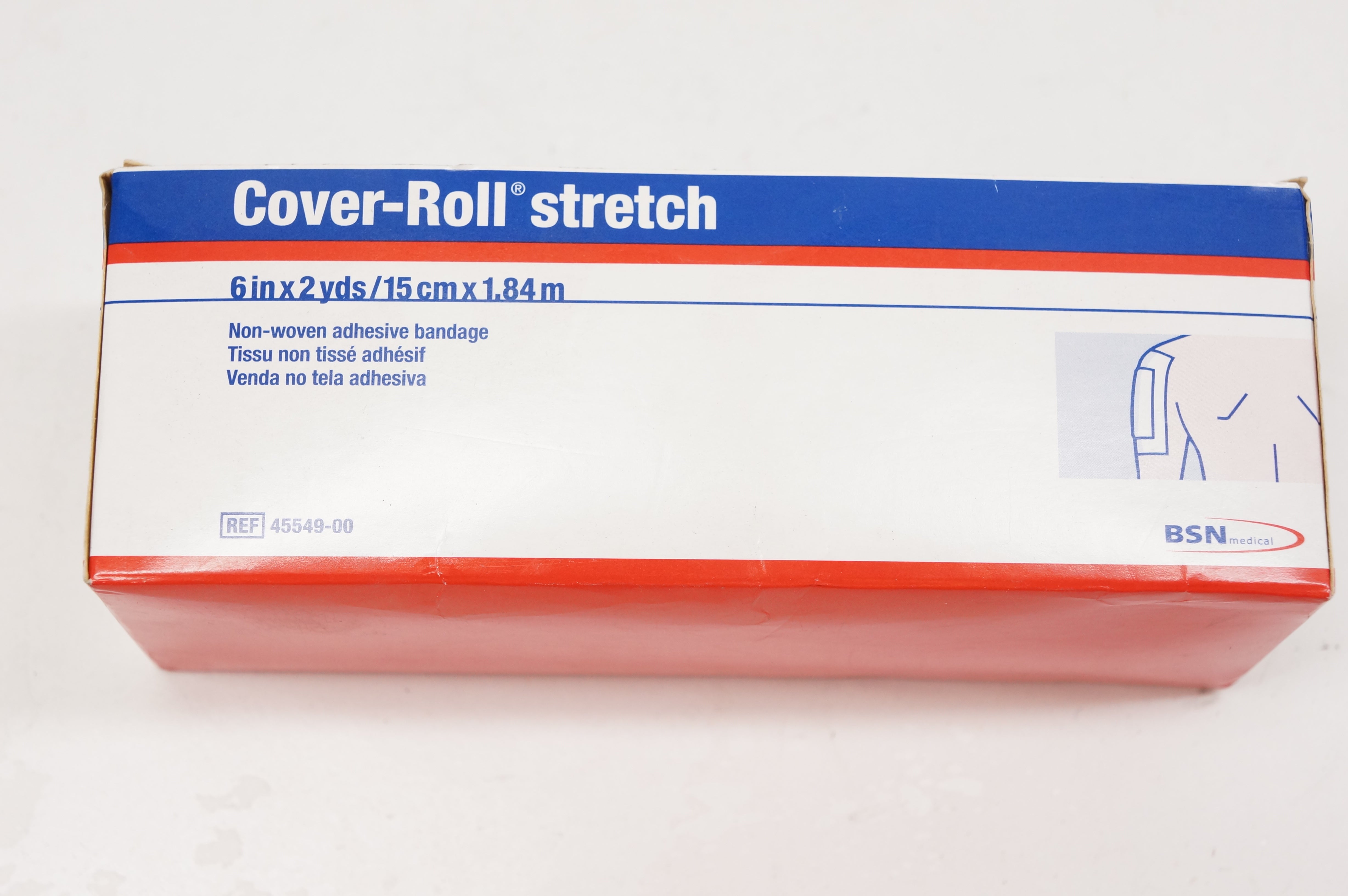 BSN Medical 45549-00 Cover-Roll Stretch Non-Woven Adhesive Bandage 6inch x 2yds.