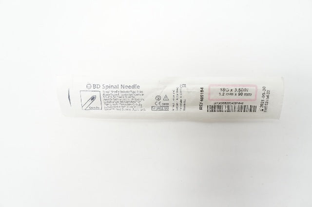 BD 405184 Becton Spinal Ndle Quincke Type Point 18G x 3.50inch (x)