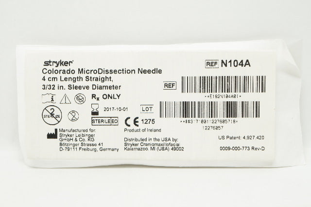 Stryker N104A Colorado MicroDissection Ndle. Straight 4cm 3/32inch (x)