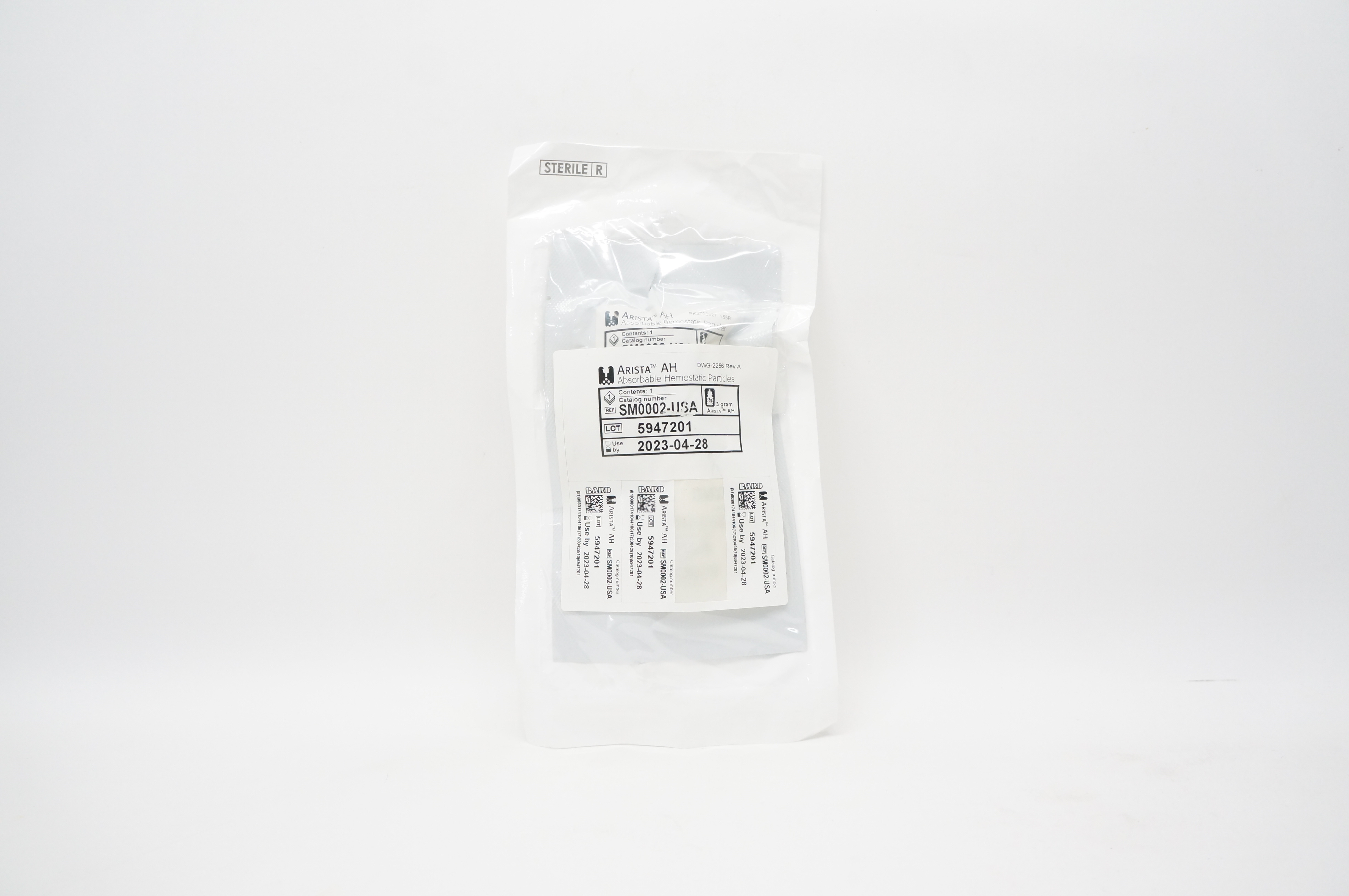 Bard SM0002-USA Arista AH Absorbable Hemostatic Particles