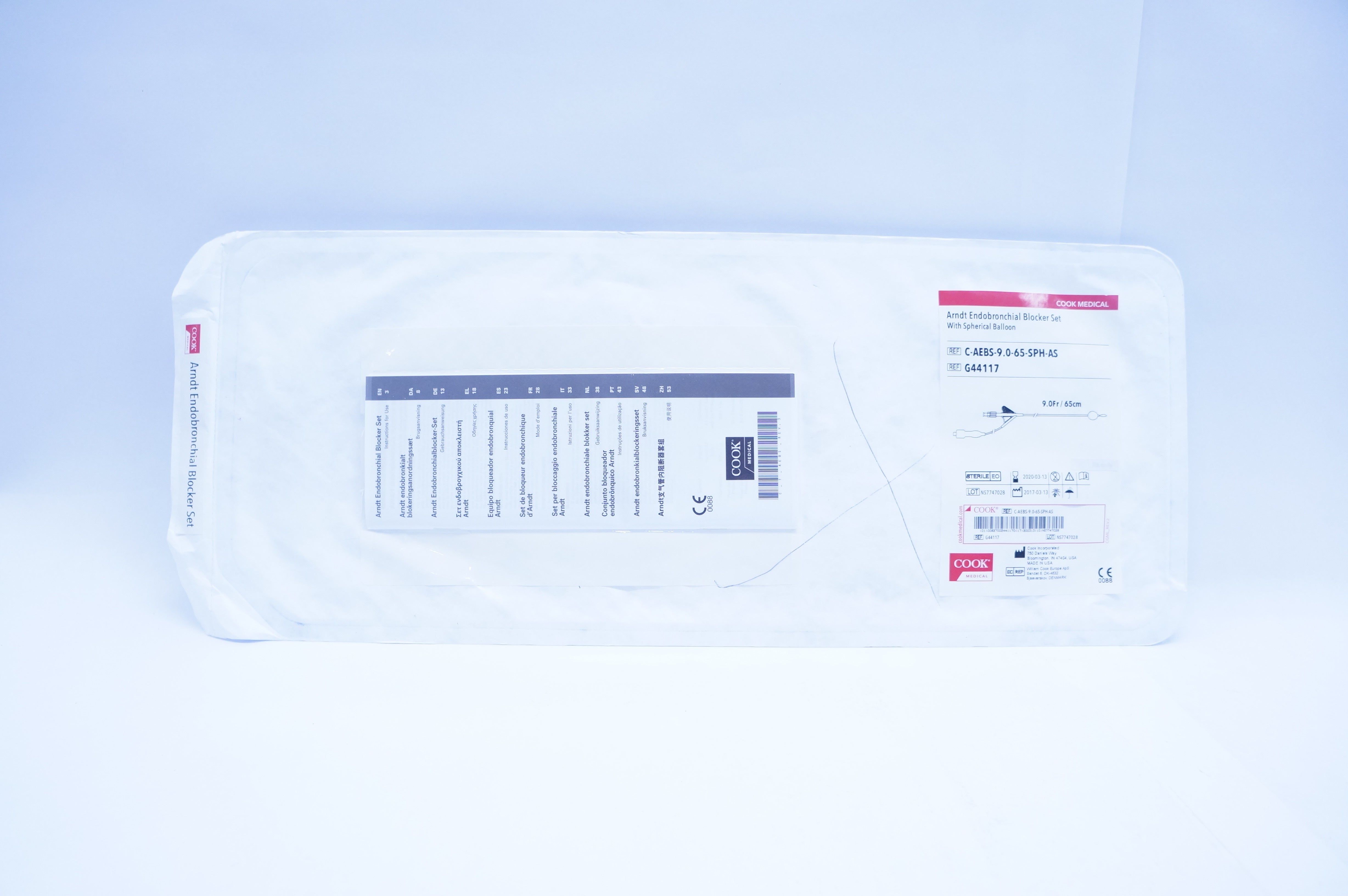 Cook G44117 Arndt Endobronchial Blocker Set with Spherical Balloon 9.0Fr. (x)