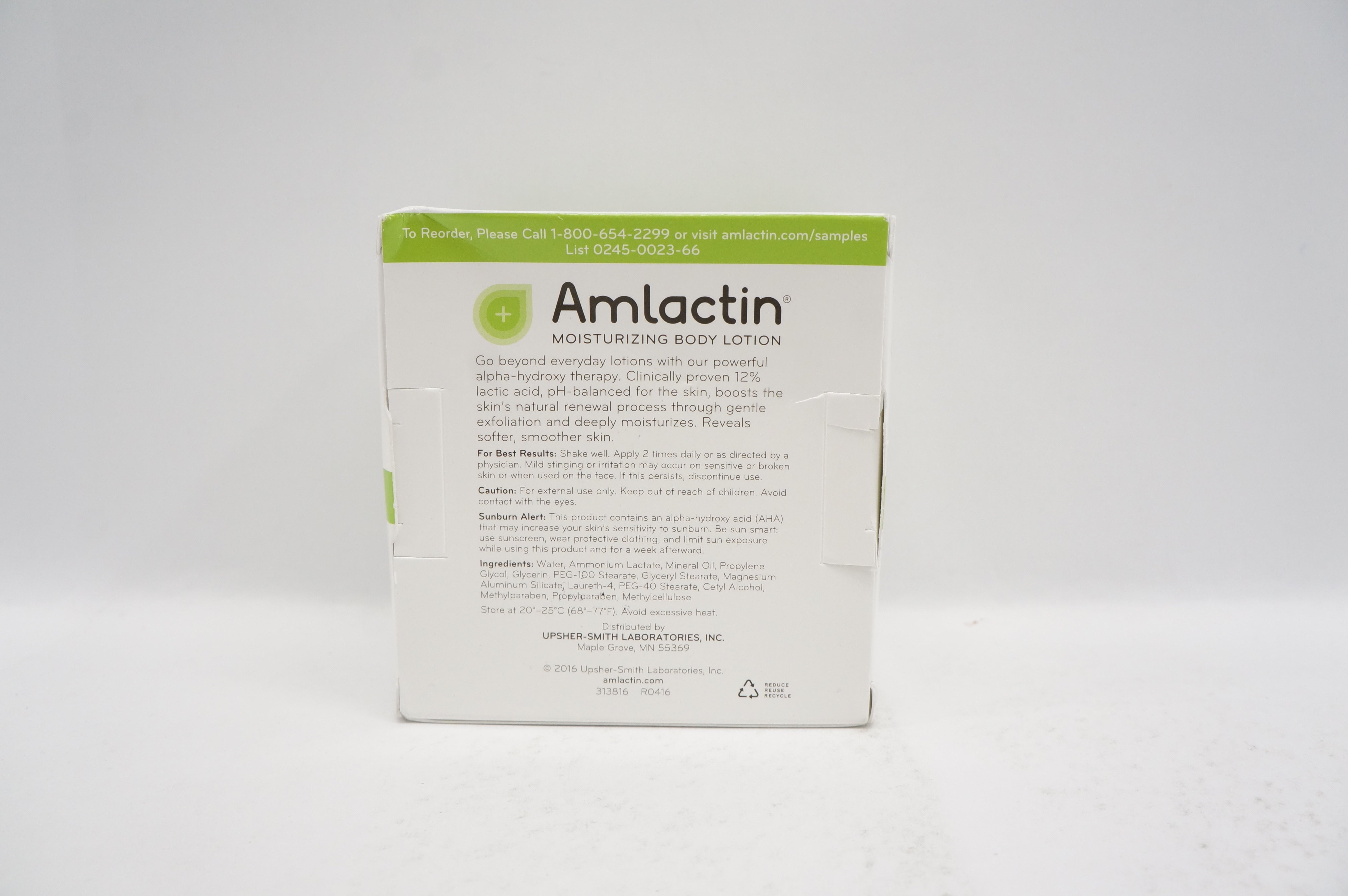 Amlaction Daily Alpha-Hydroxy Therapy Moisturizing Body Lotion - Box of 25 (x)