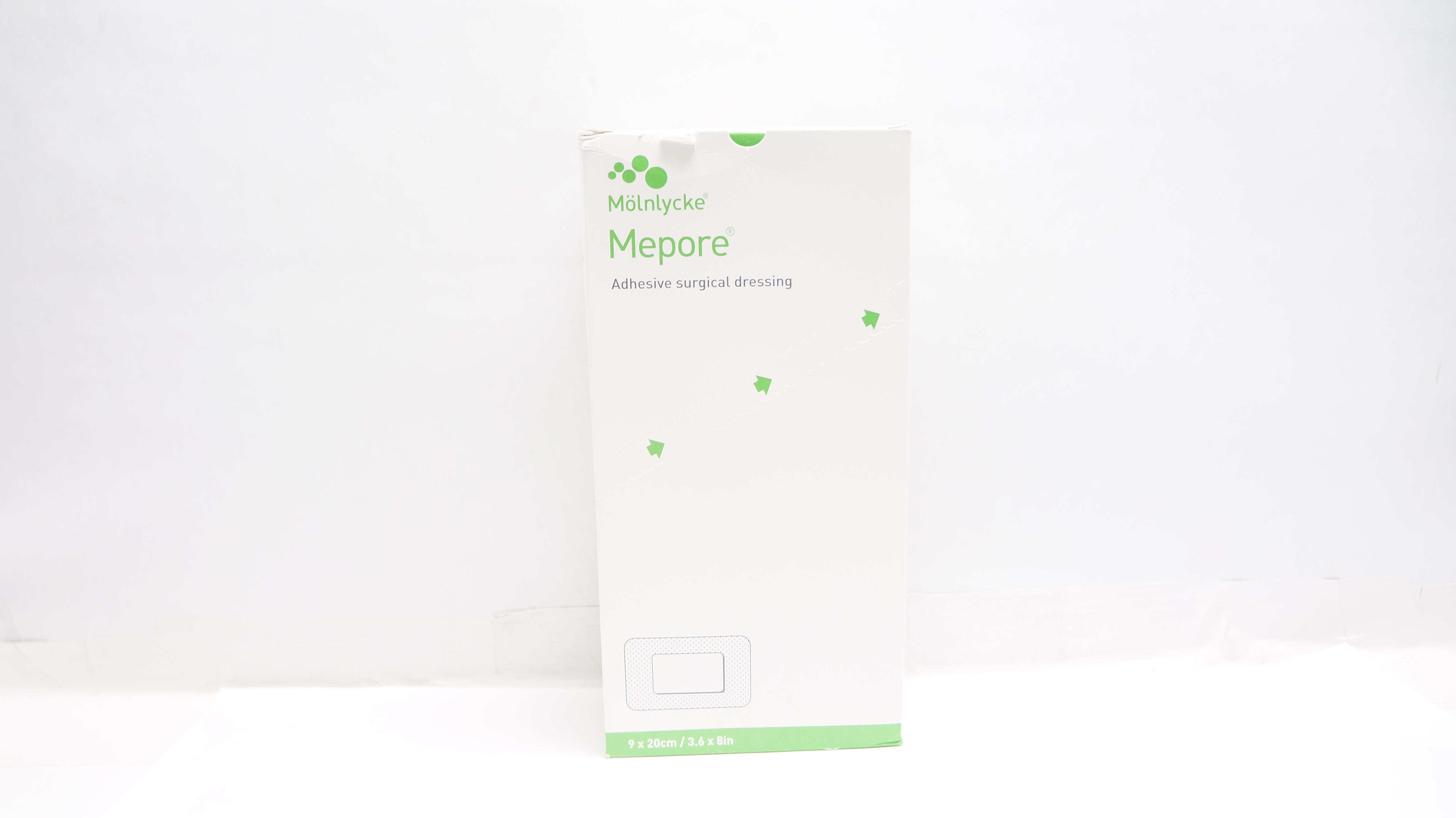 Mölnlycke 671100 Mepore Adhesive Surgical Dressing 3.6 x 8In - Box of 30
