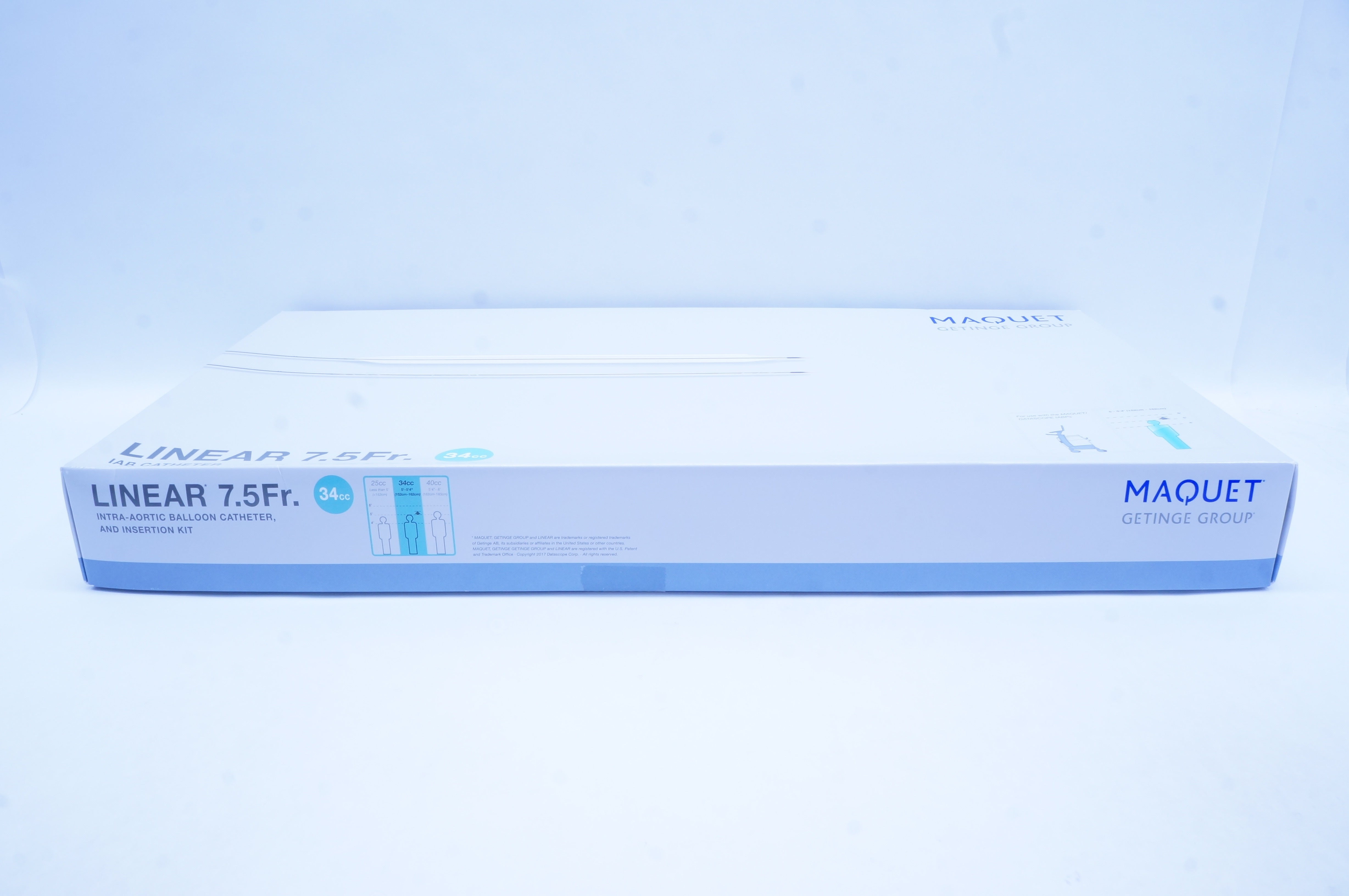 Maquet 0684-00-0479-01U Linear IAB Cath. And Insertion Kit 7.5 Fr, 34cc