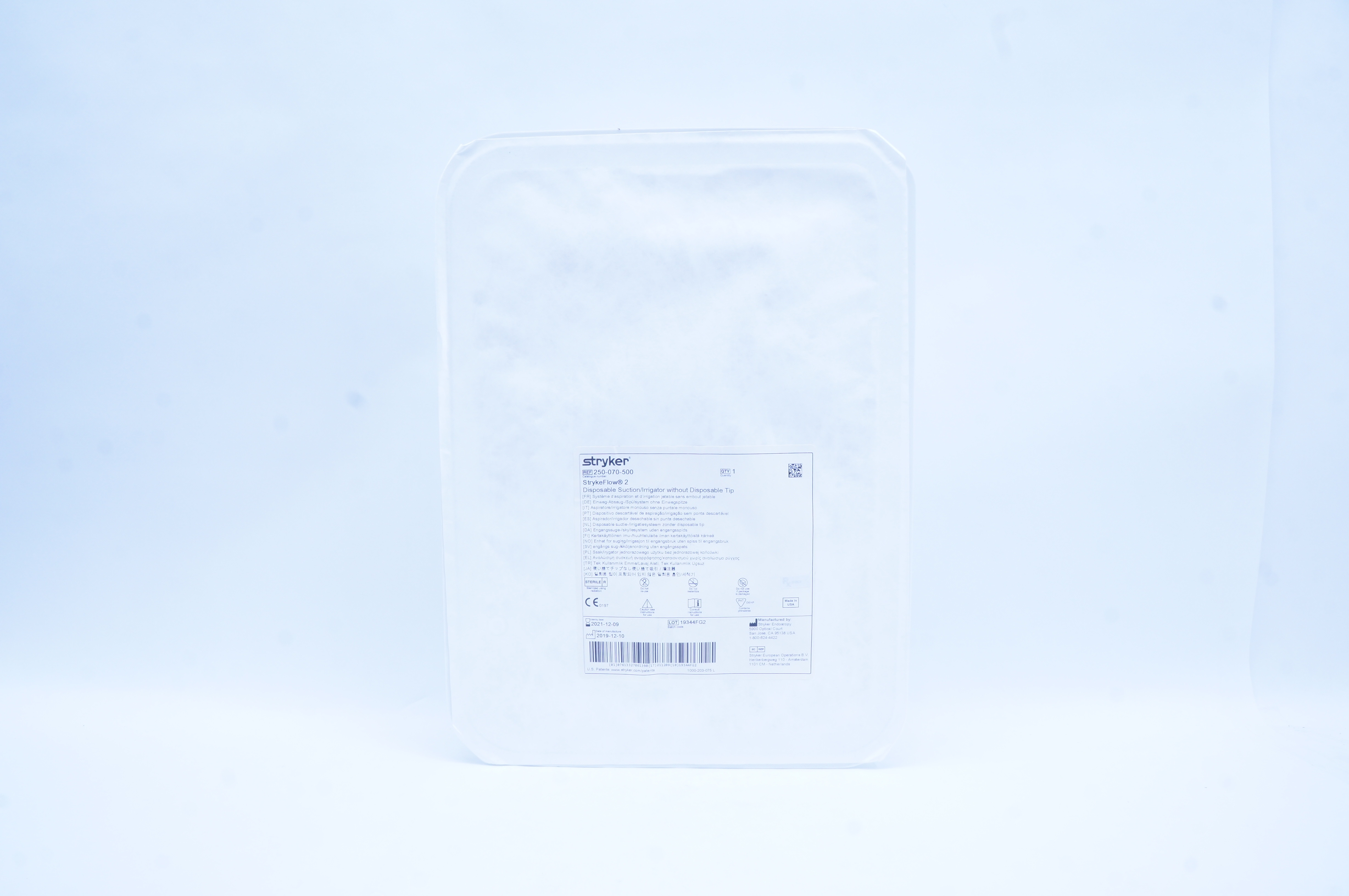 Stryker 250-070-500 StrykeFlow 2 Disposable Suction/Irrigator Without Tip