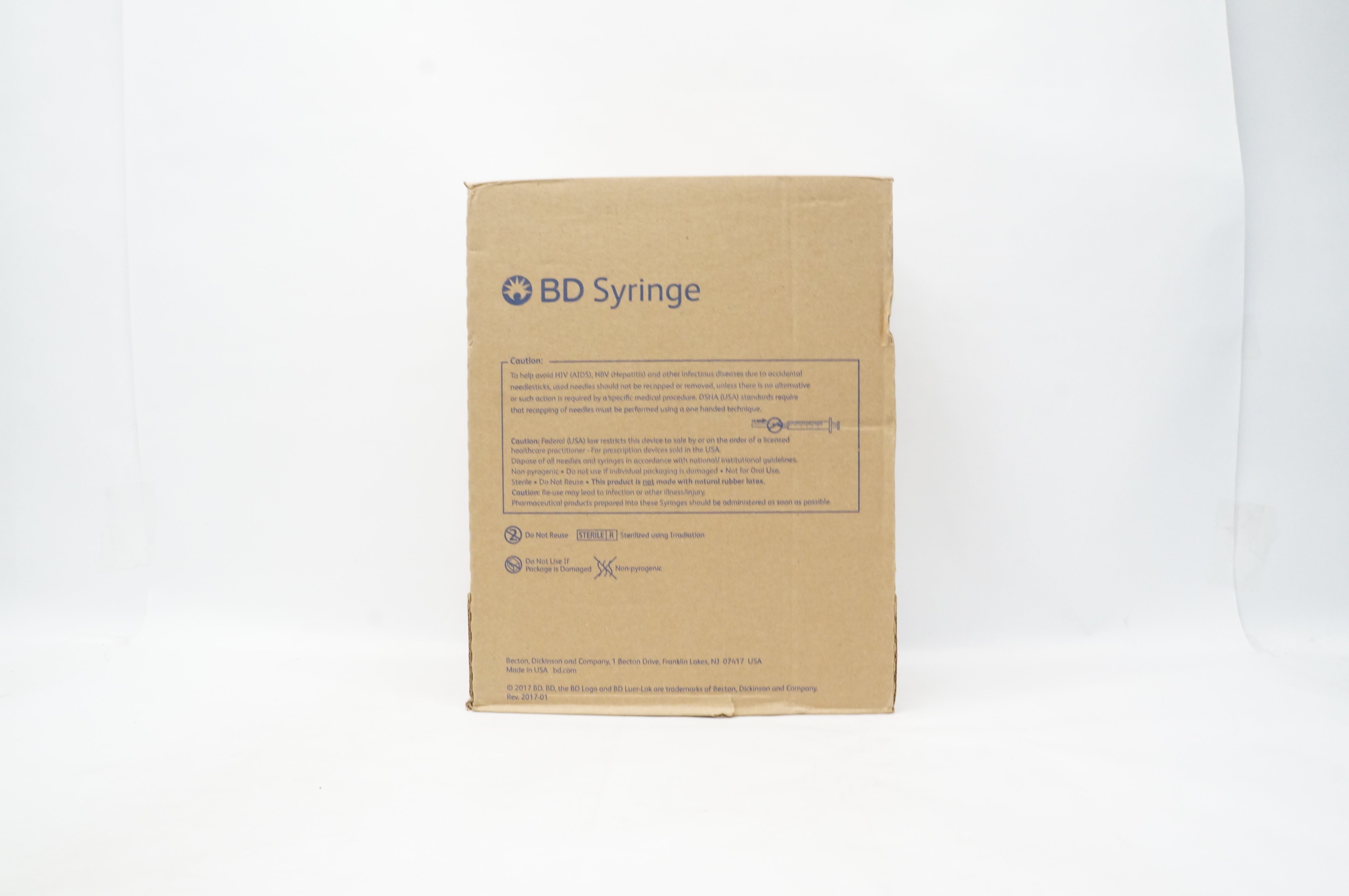 BD 302995 10ml Syringe Luer-Lok Tip - Box of 117
