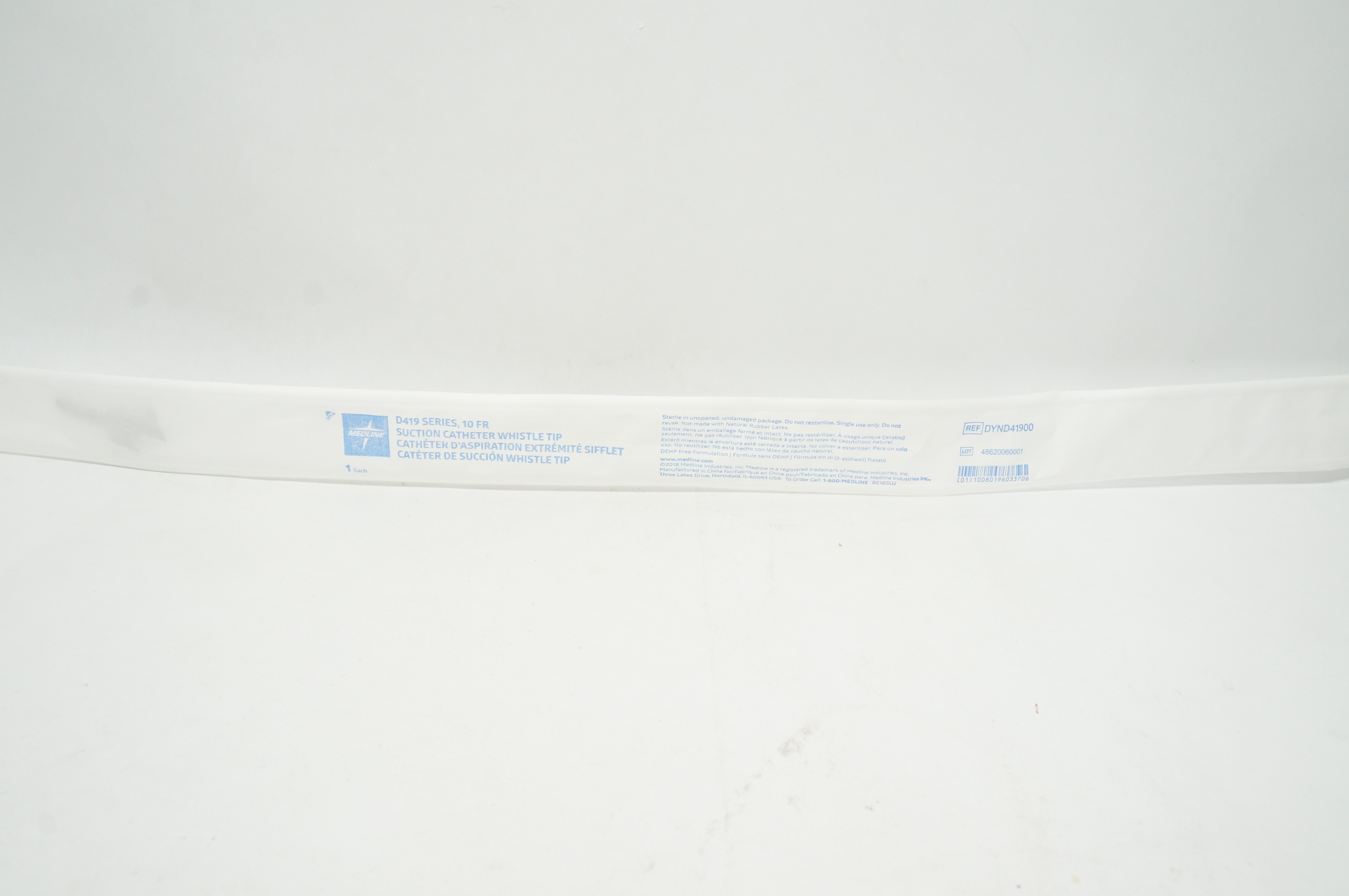 Medline DYND41900 Suction Cath. Whistle Tip D419 Series 10Fr