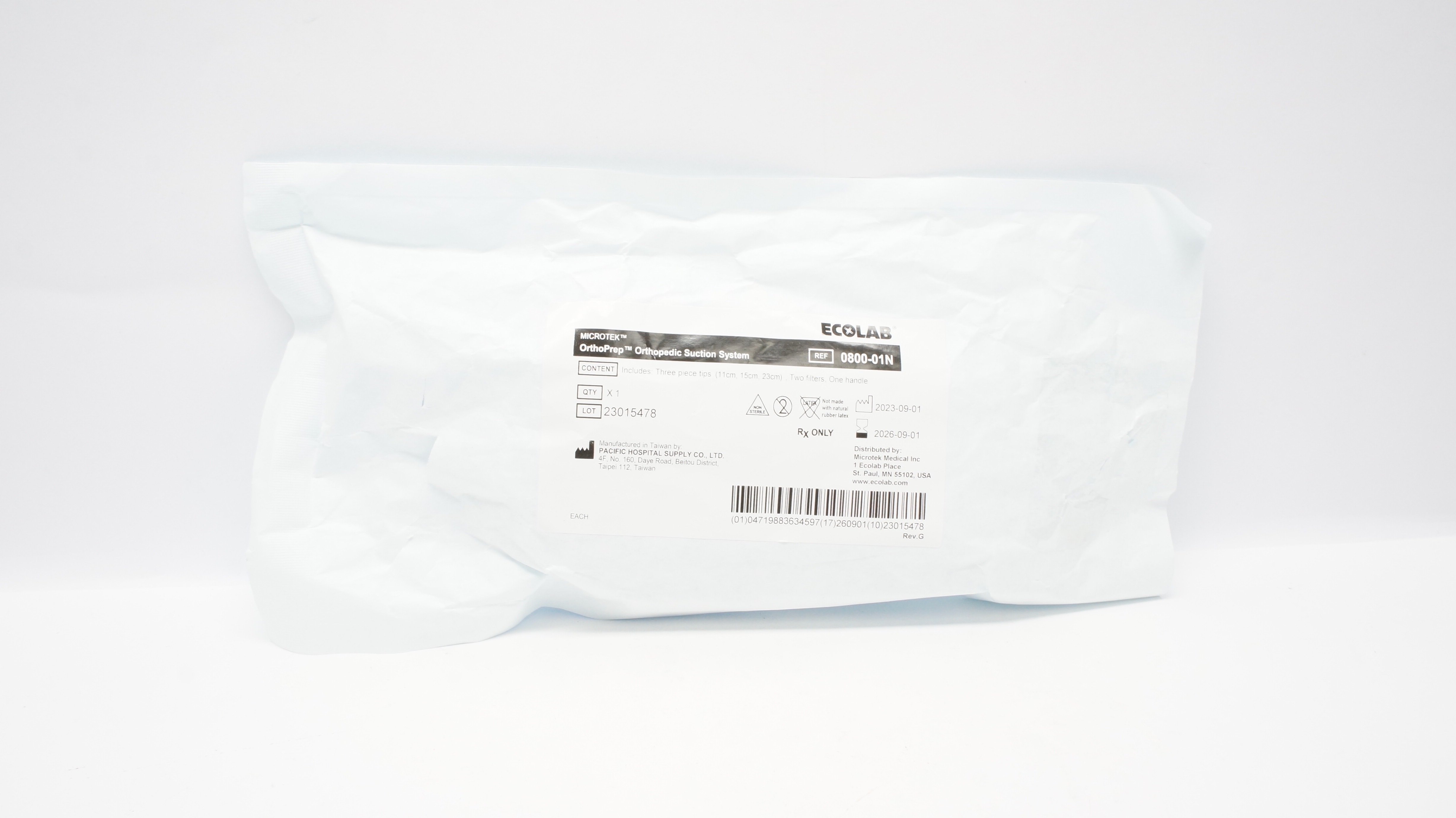 Microtek 0800-01N OrthoPrep Orthopedic Suction System