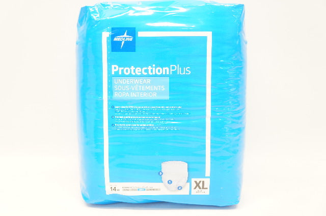 Medline MSC33600 Protective Underwear Super Size XL - Pack of 14