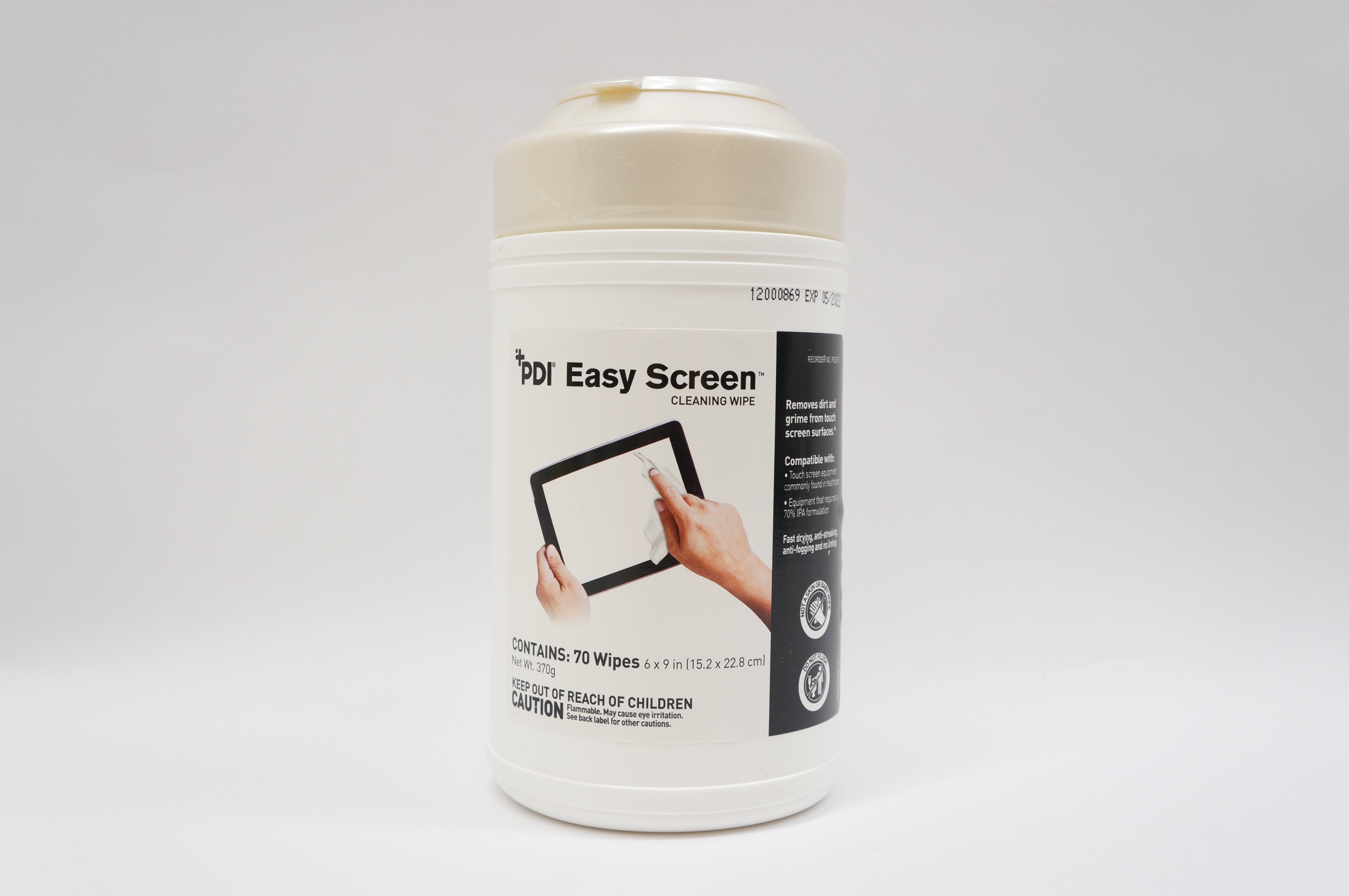 PDI P03672 Easy Screen Cleaning Wipe, 70 Wipes 6 x 9 Inch