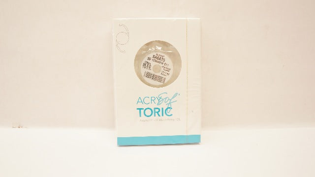 Alcon SA6AT5 ACRYSof Aspheric Absorbing Toric IOL 26.5D Length 13mm Opt 6.0mm(x)