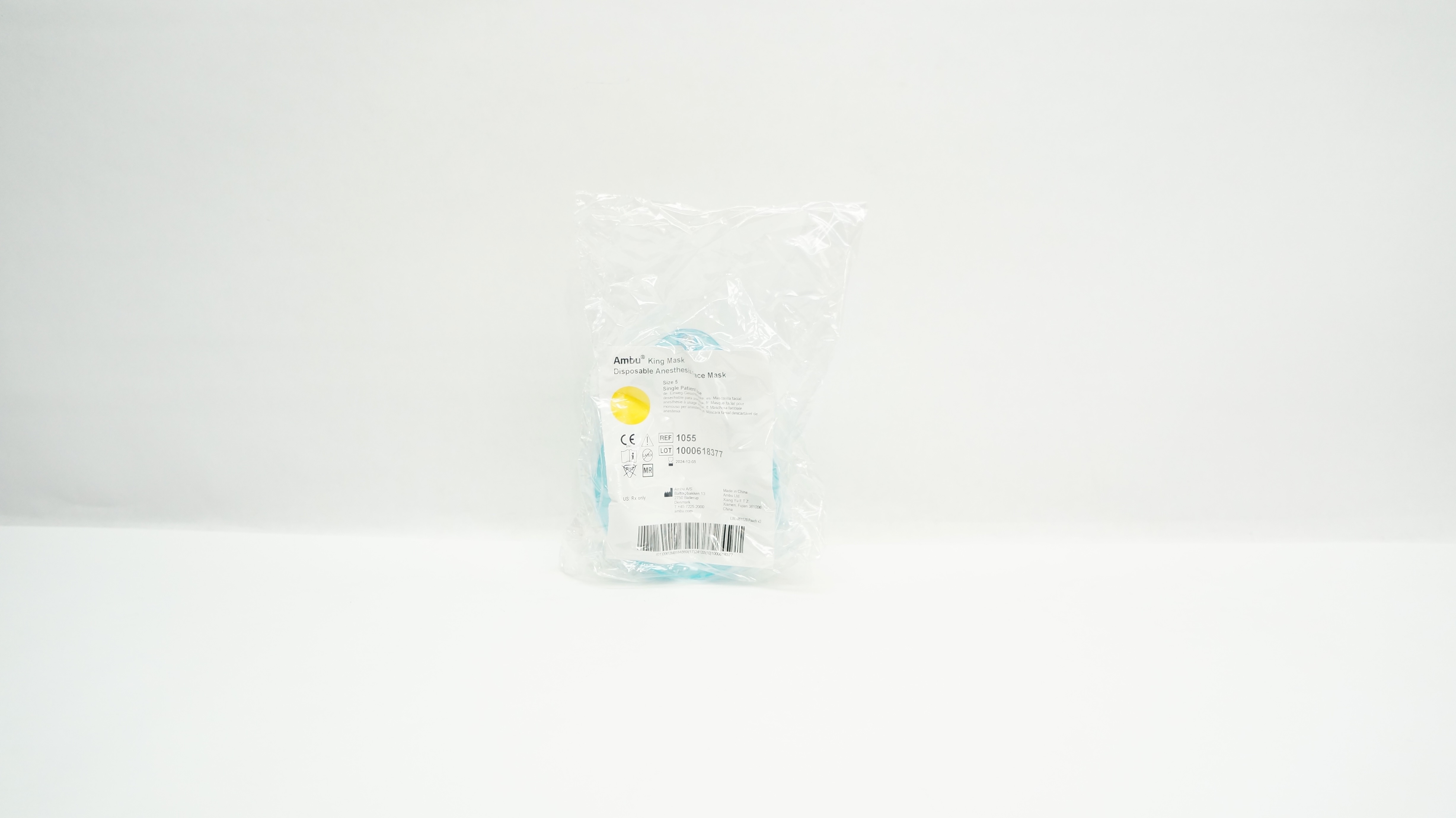 AMBU 1055 King Disposable Anesthesia Face Mask, Size 5