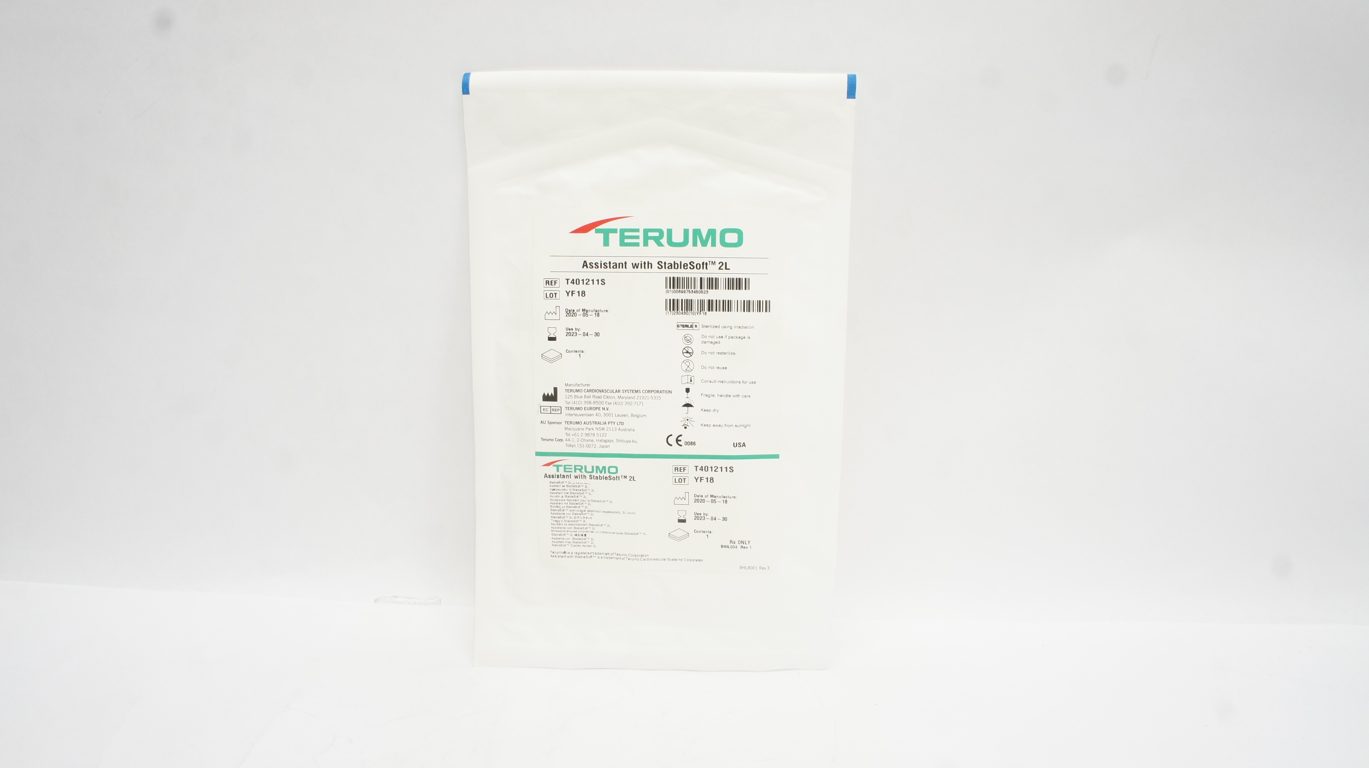 Terumo T401211S Assistant W/StableSoft 2L (x)