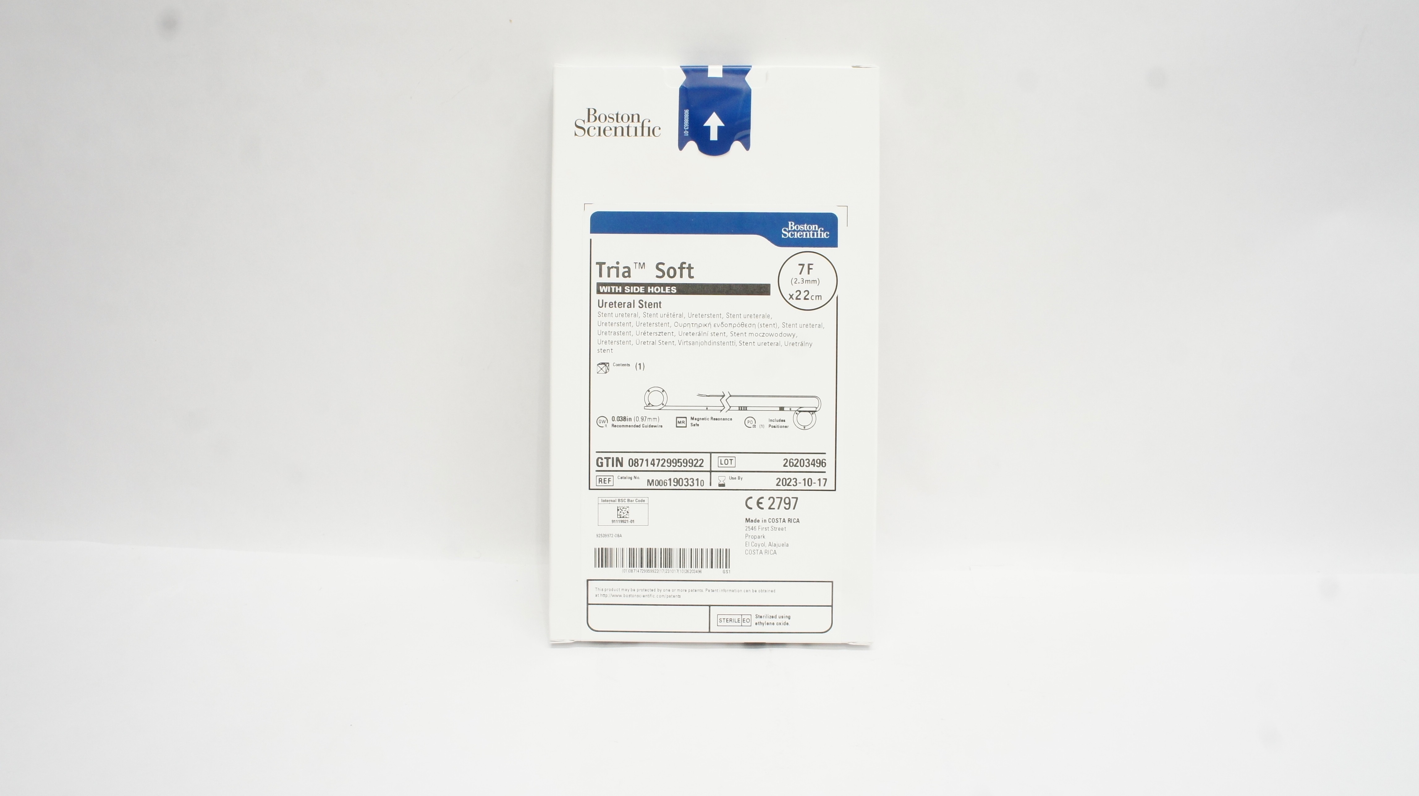 Boston Scientific M0061903310 Trip Soft Ureteral Stent 7F x 22cm (x)