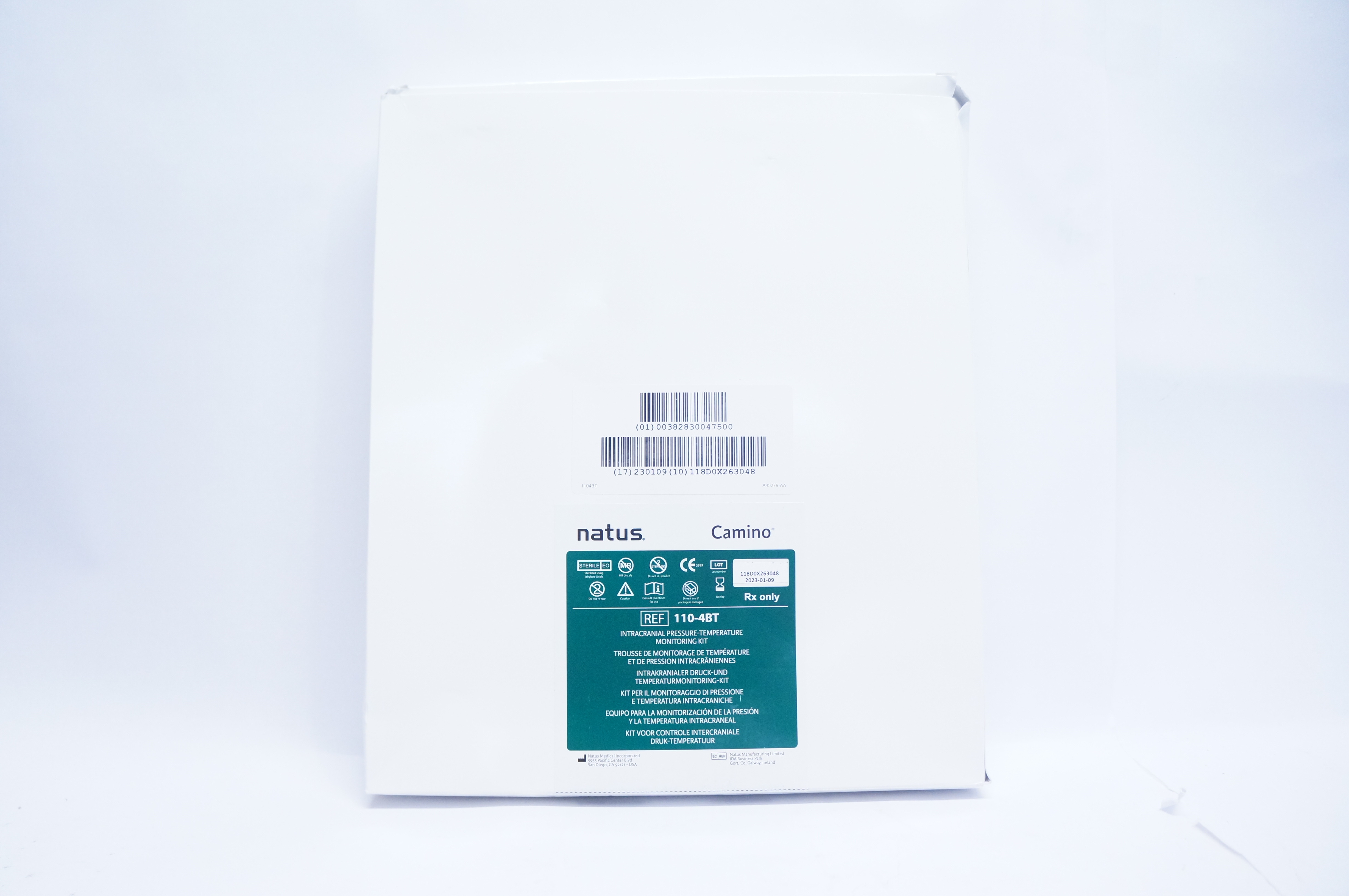 Natus 110-4BT Camino Intracranial Pressure-Temperature Monitoring Kit