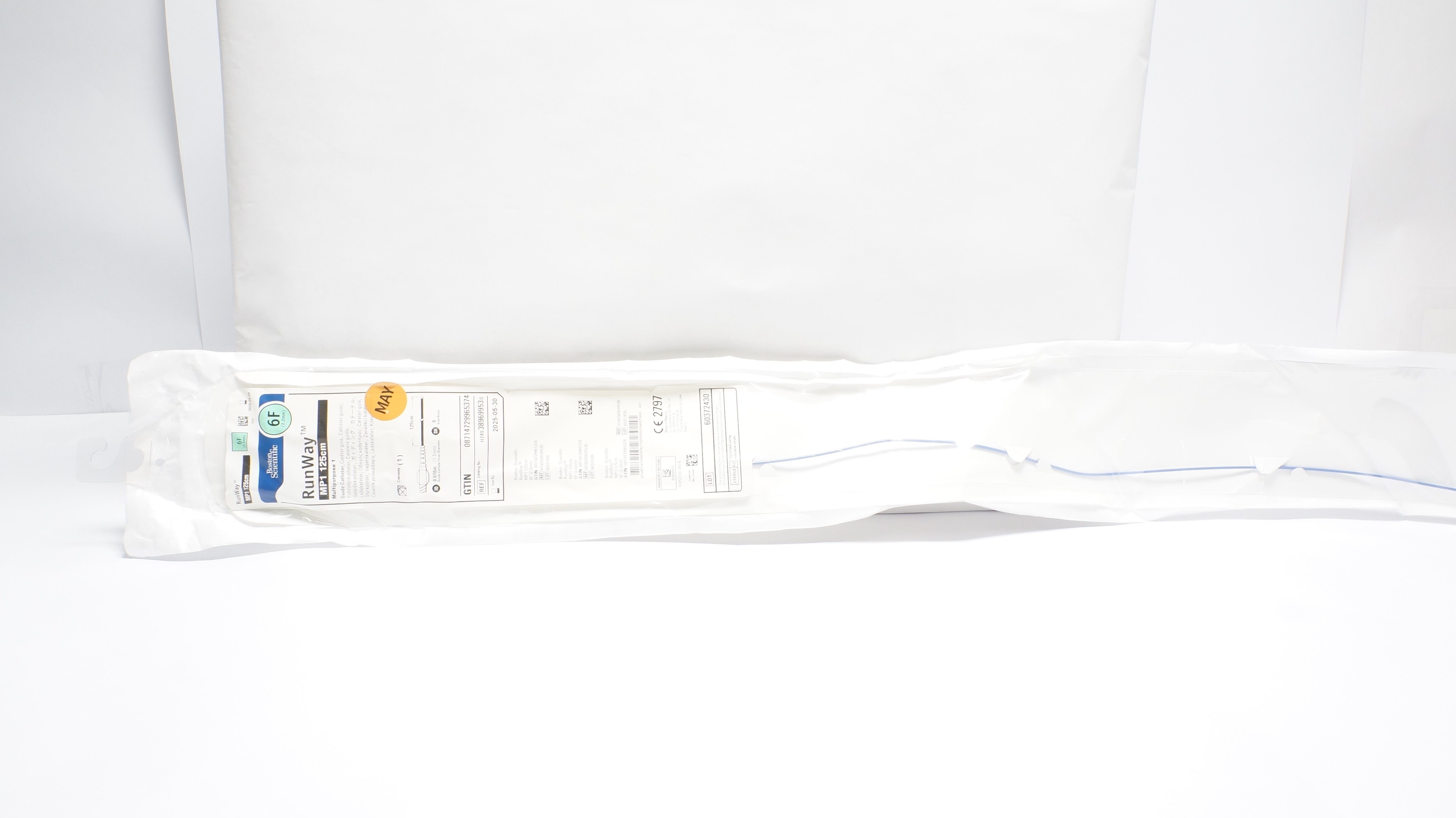 Boston Scientific 38969953 RunWay MP1 125cm Multipurpose 1 Guide Cath. 6F (x)