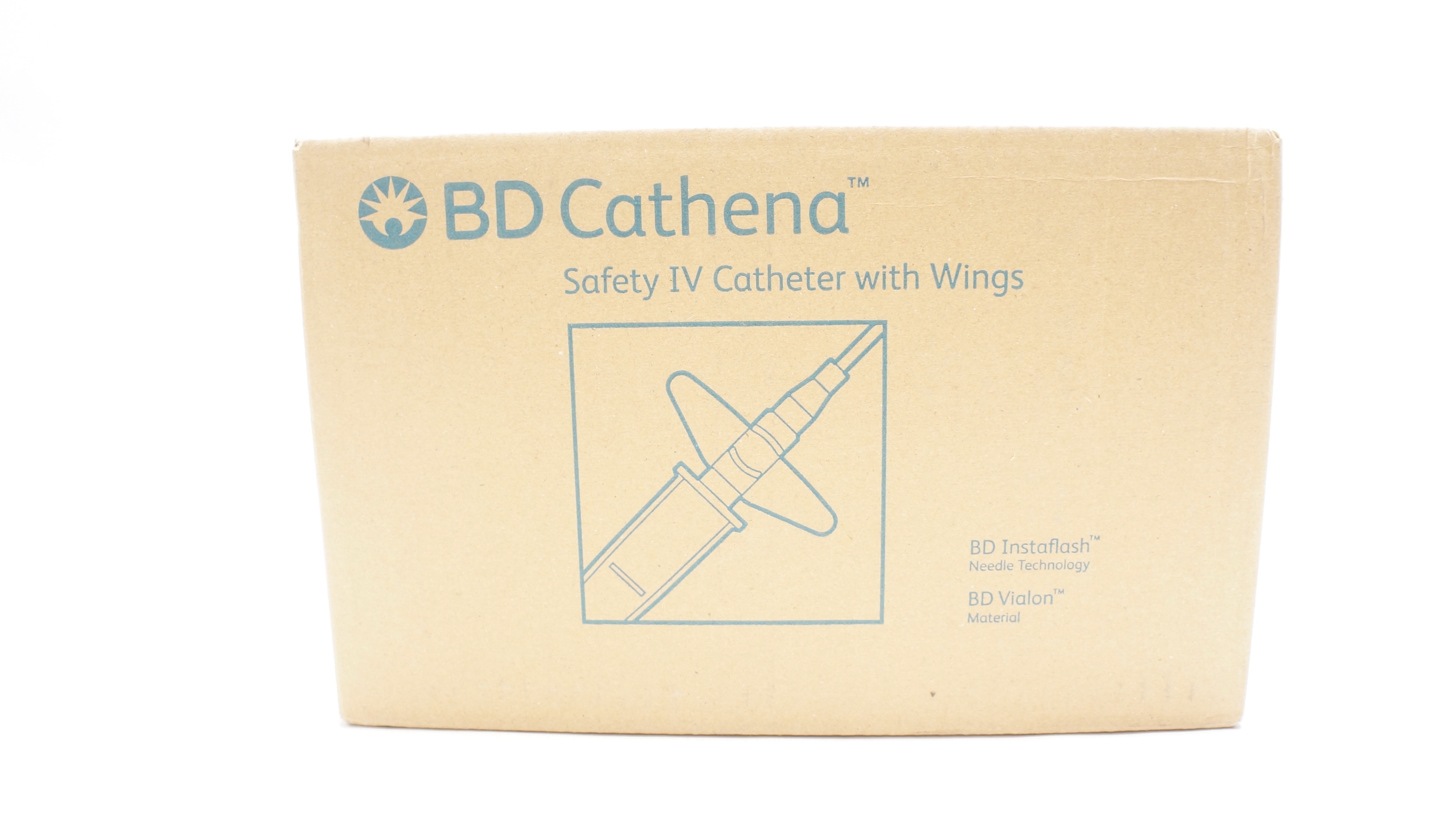 BD Cathena 386886 Safety IV Cath. W/Wings Multiguard Technology - Box of 120