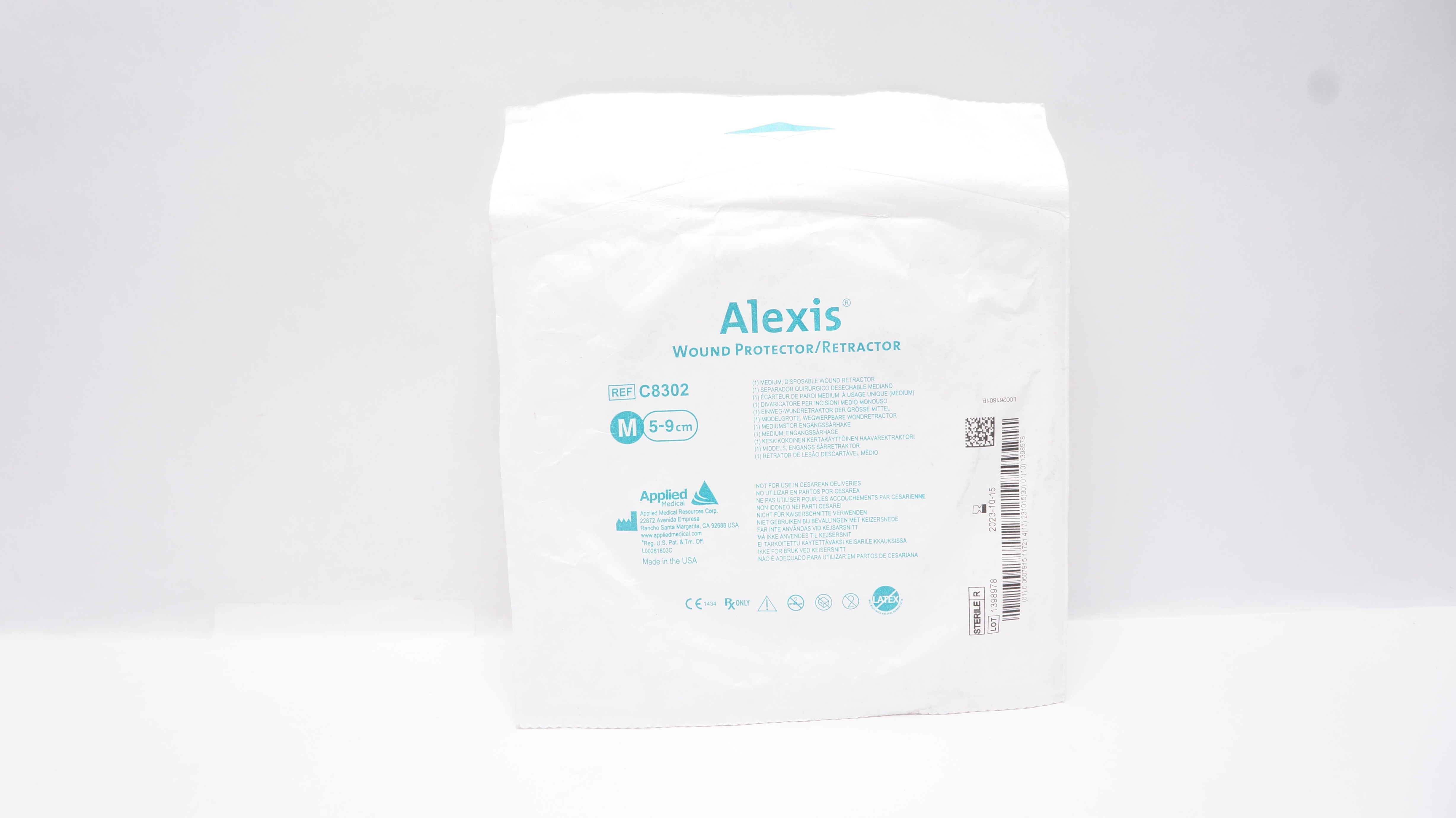 Applied Medical C8302 Alexis Wound Protector/Retractor 5-9cm, Medium (x)