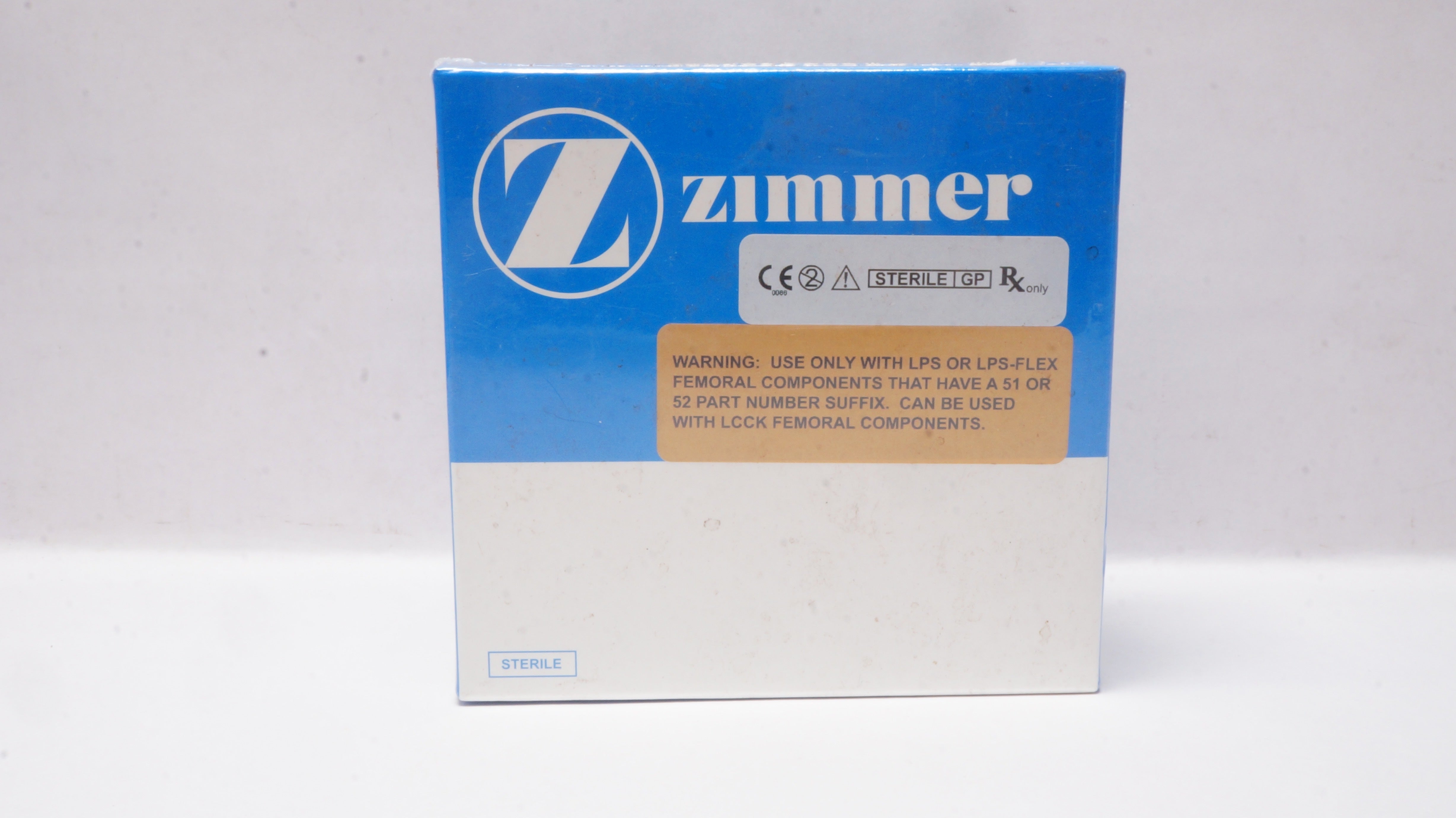 Zimmer 5962-32-14 Prolong Highly Crosslinked Polyethylene Size E F (x)