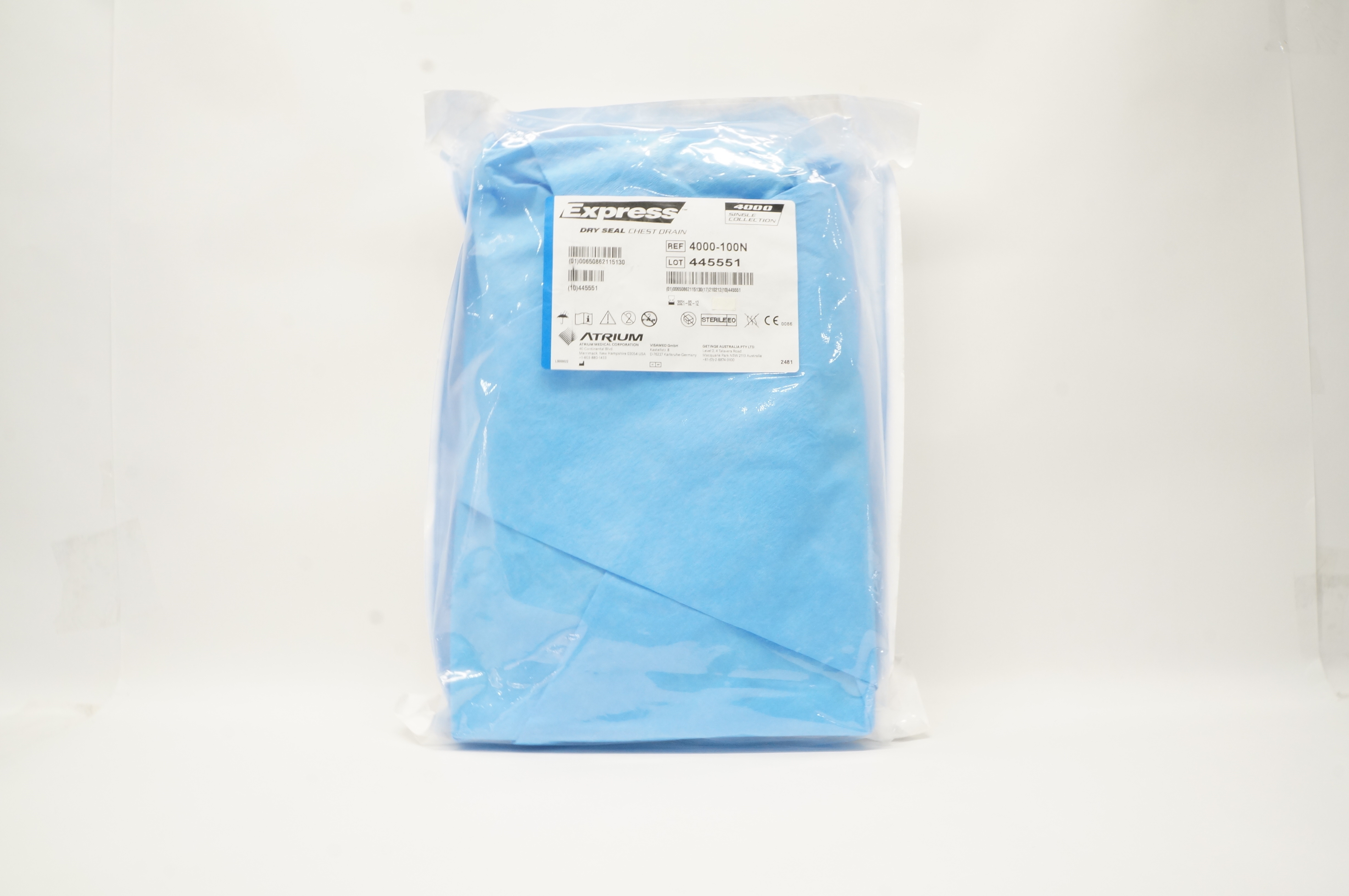 Atrium 4000-100N Express Dry Seal Chest Drain (x)