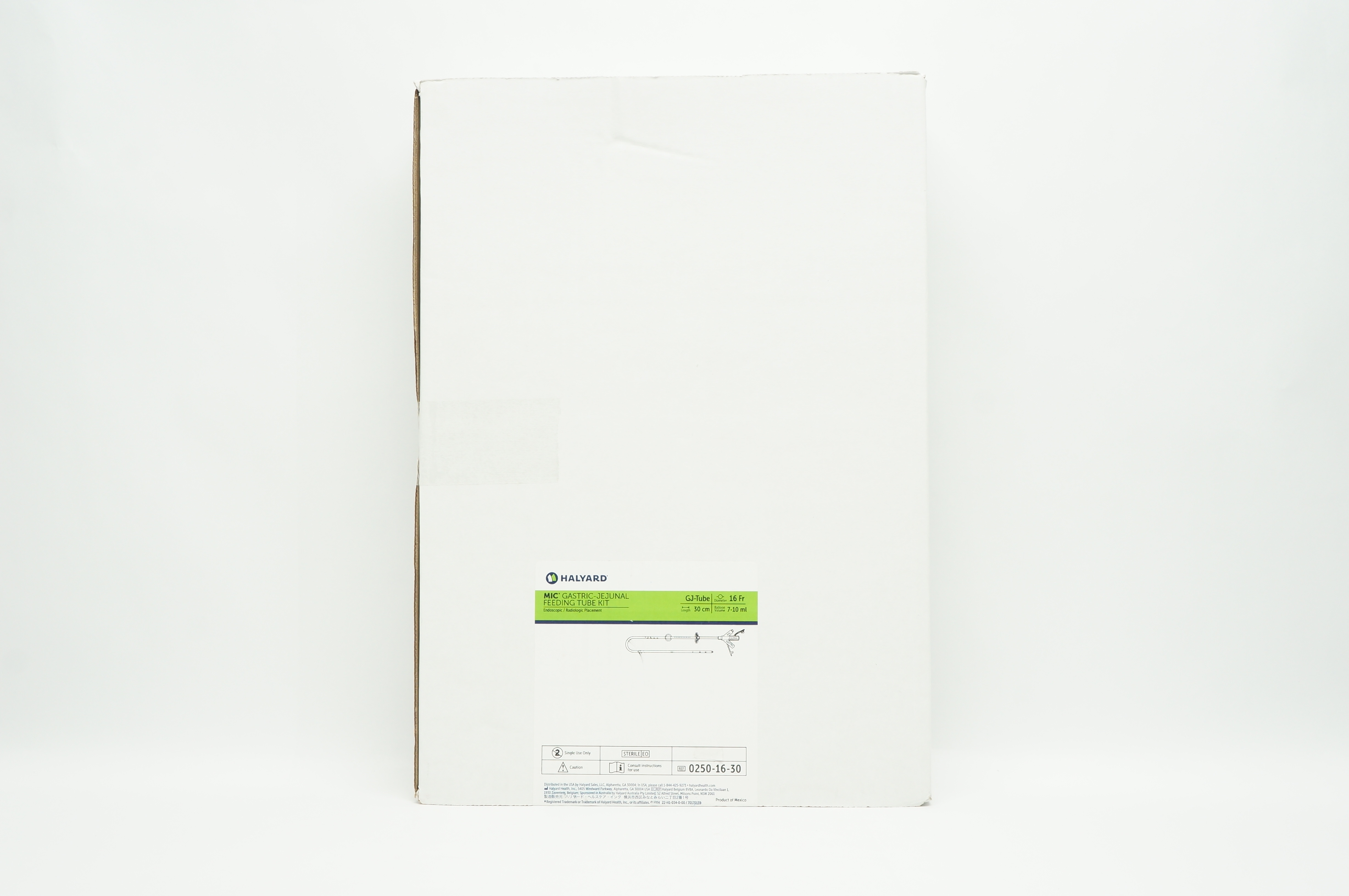 Halyard 0250-16-30 MIC Gastric-Jejunal Feeding Tube Kit 16Fr. x 30cm (x)