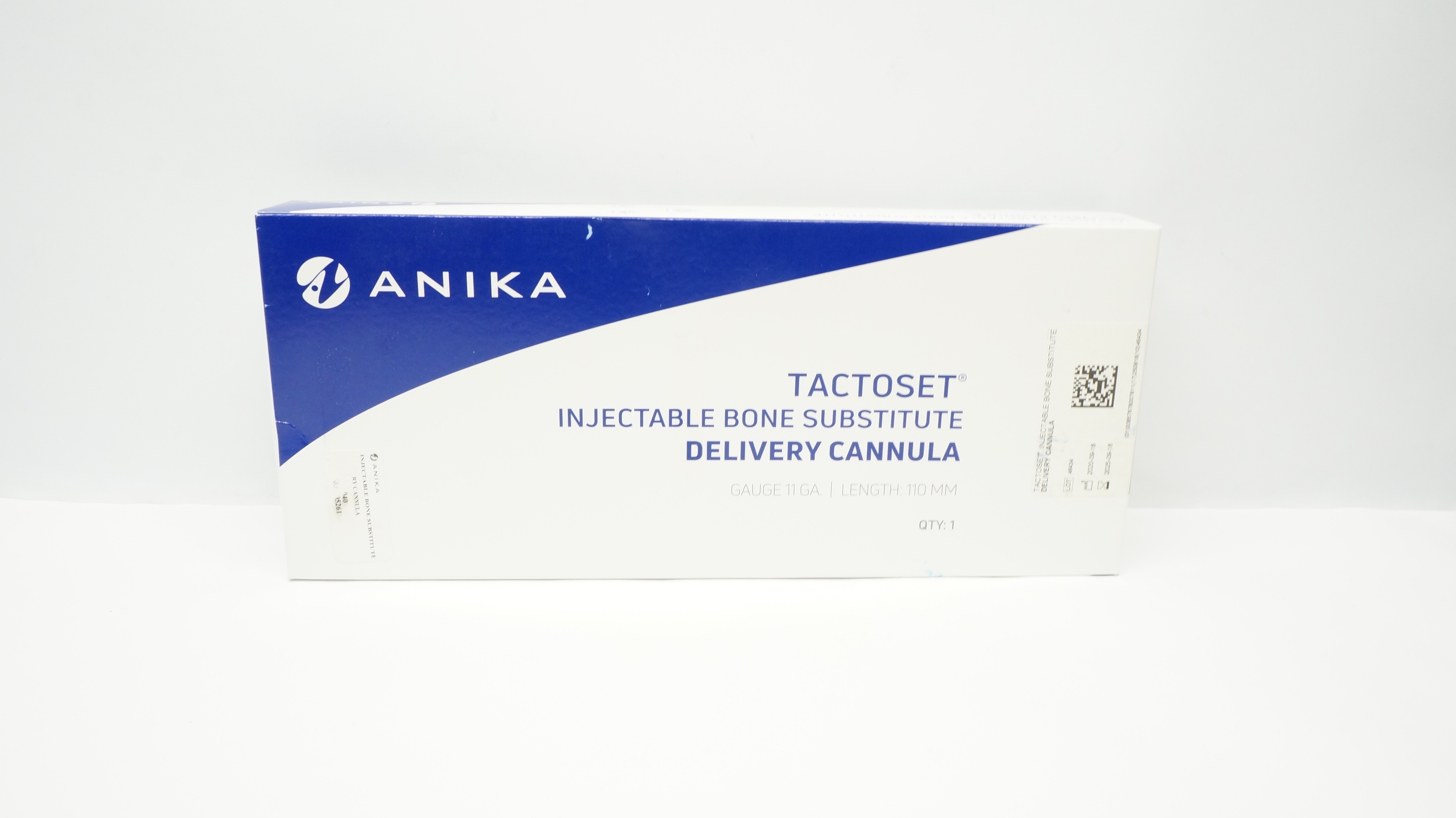 Anika 1000040 Tactoset Injectable Bone Substitute Delivery Cannula 11Ga x 110mm