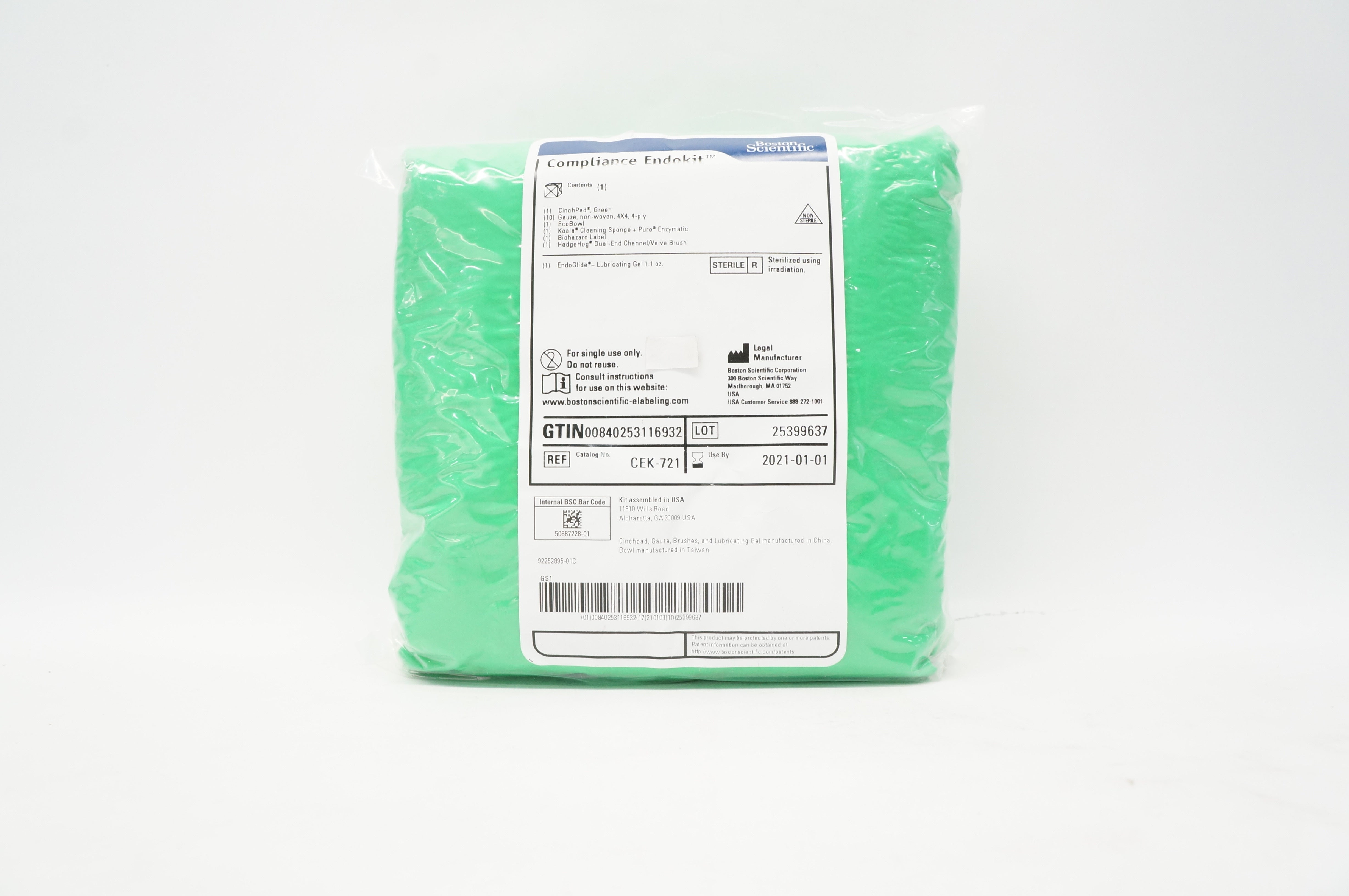 Boston Scientific CEK-721 Compliance Endokit (x)