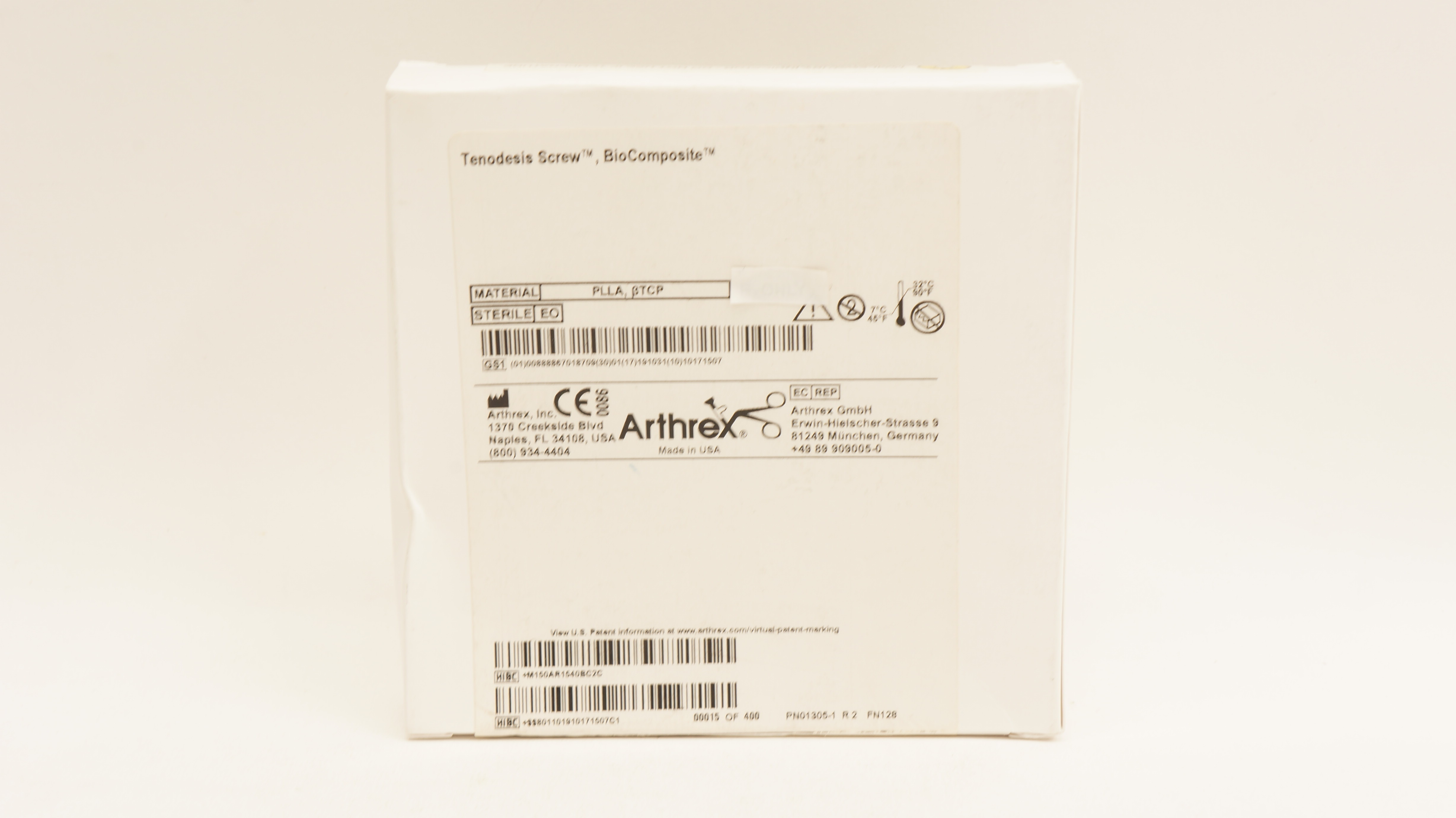 Arthrex AR-1540BC Tenodesis Screw, BioComposite 4 x 10mm (x)