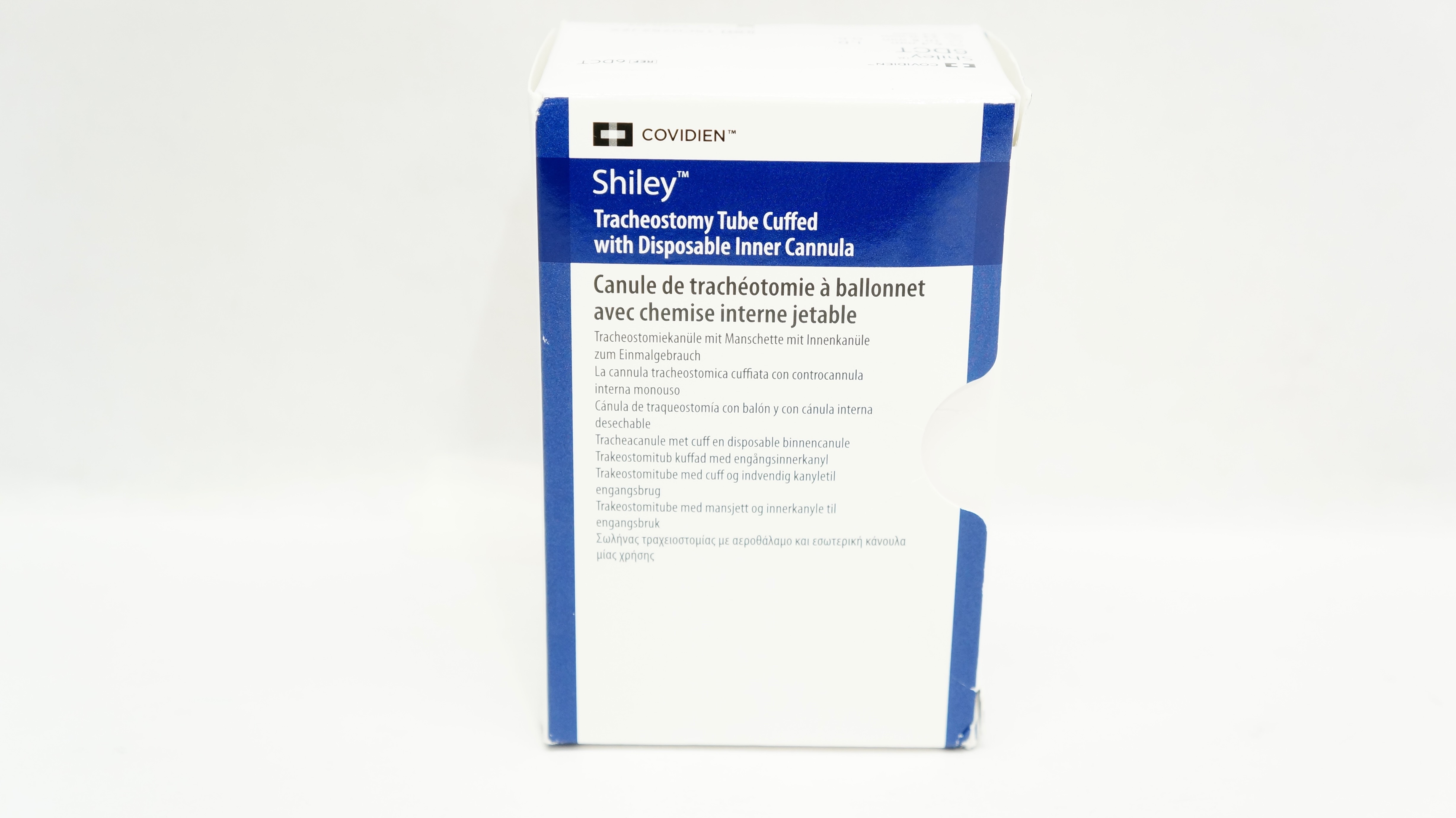 Covidien 6DCT Shiley Tracheostomy Tube Cuffed 6.4 ID x 10.8 OD x 24.0 x 74mm (x)