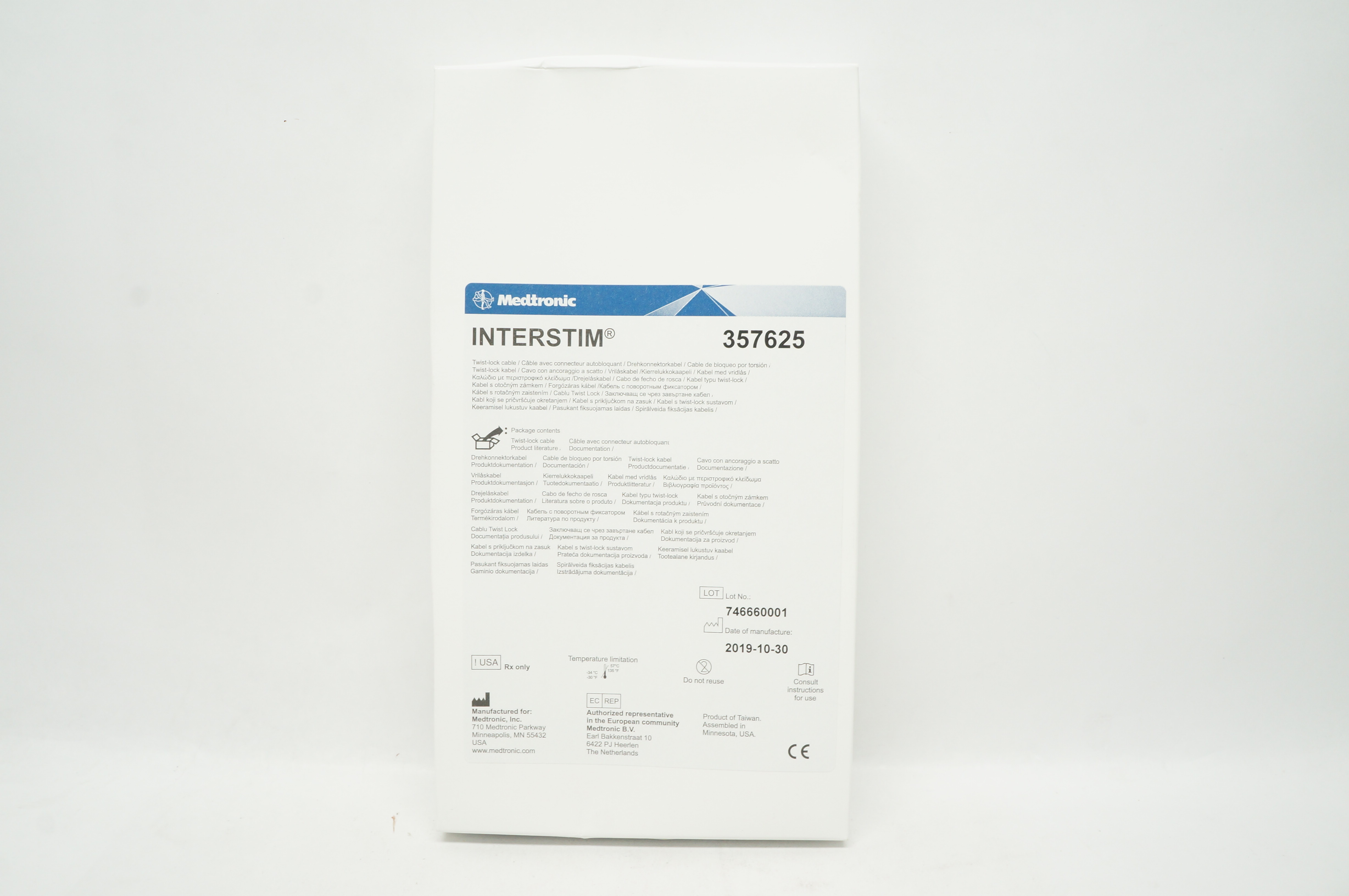 Medtronic 357625 Interstim Twist-Lock Cable