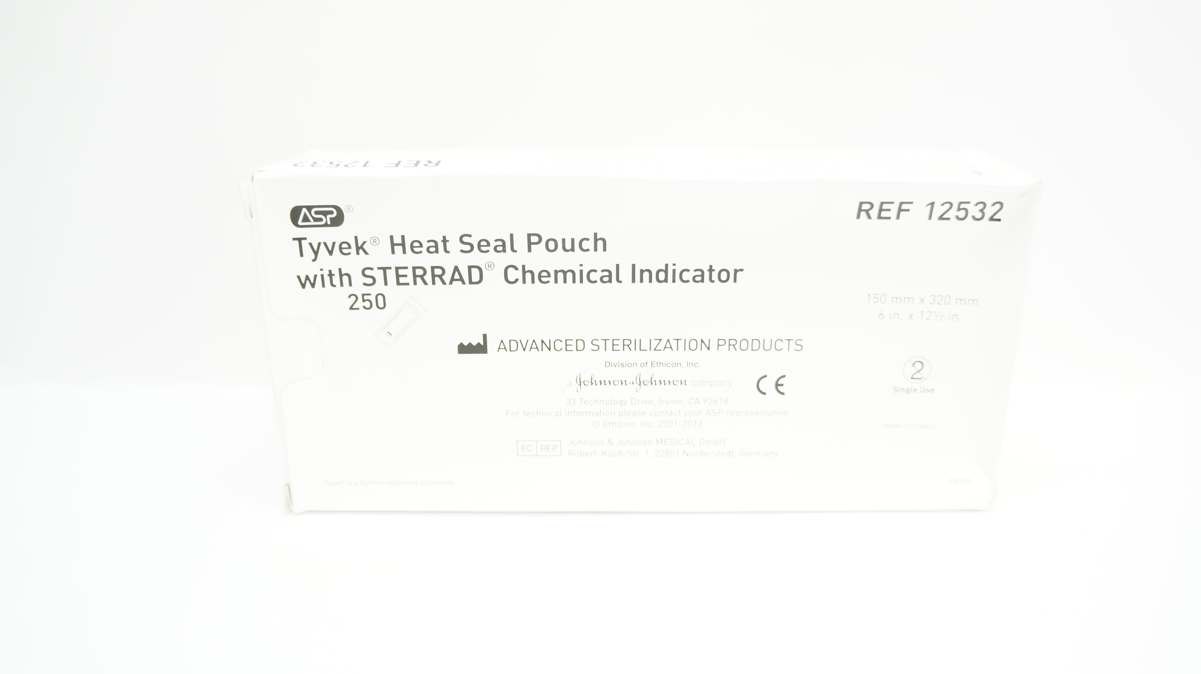 ASP 12532 Tyvek Heat Seal Pouch 6inch x 12-1/2inch (x) - Box of 250