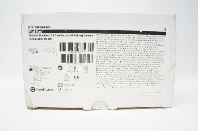 CareFusion 2013067-004 Vital Signs Pediatric Oral/Nasal CO2 Sampling - Box of 10
