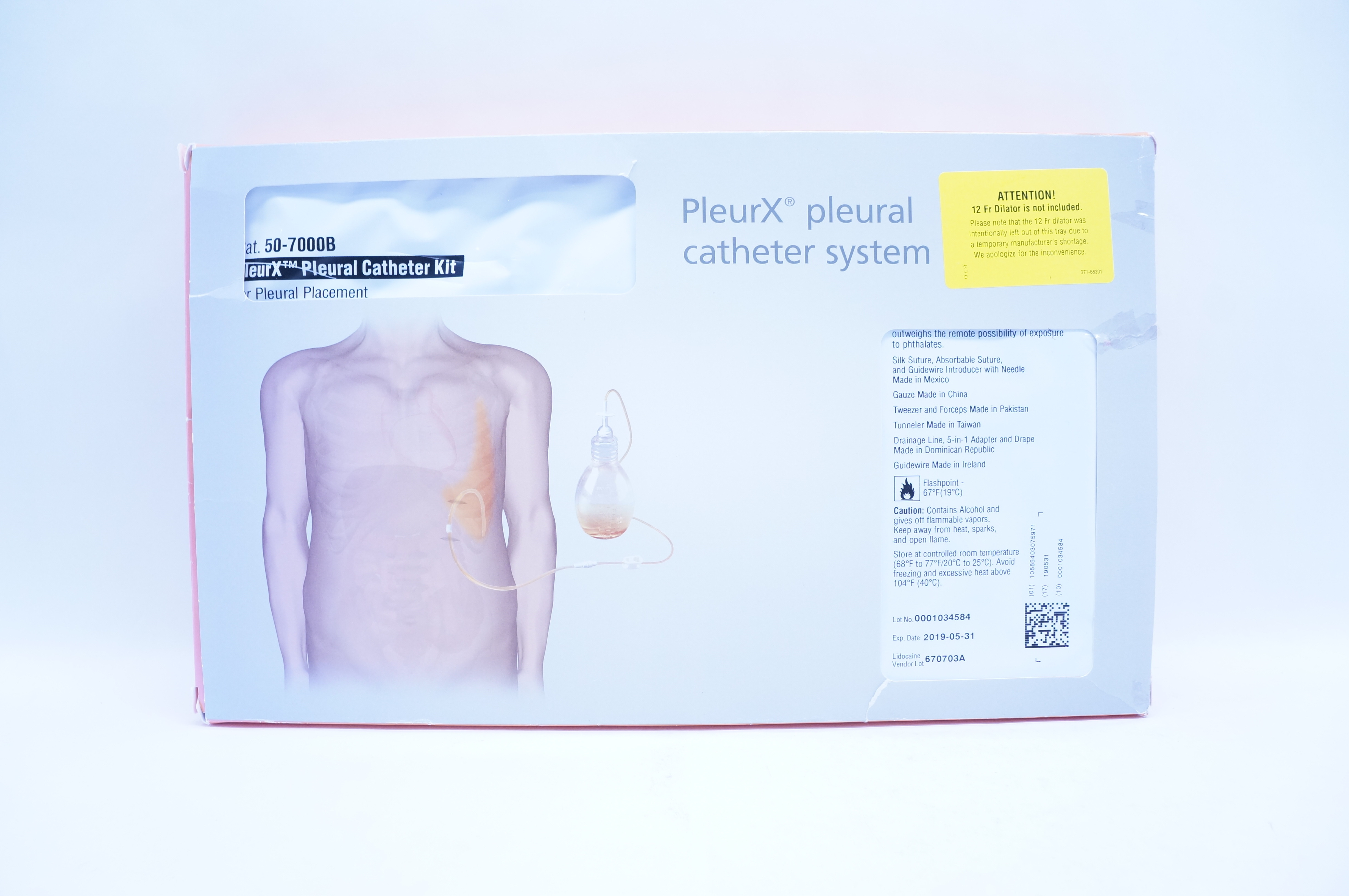 CareFusion 50-7000B PleurX Pleural Cath. Kit (x)