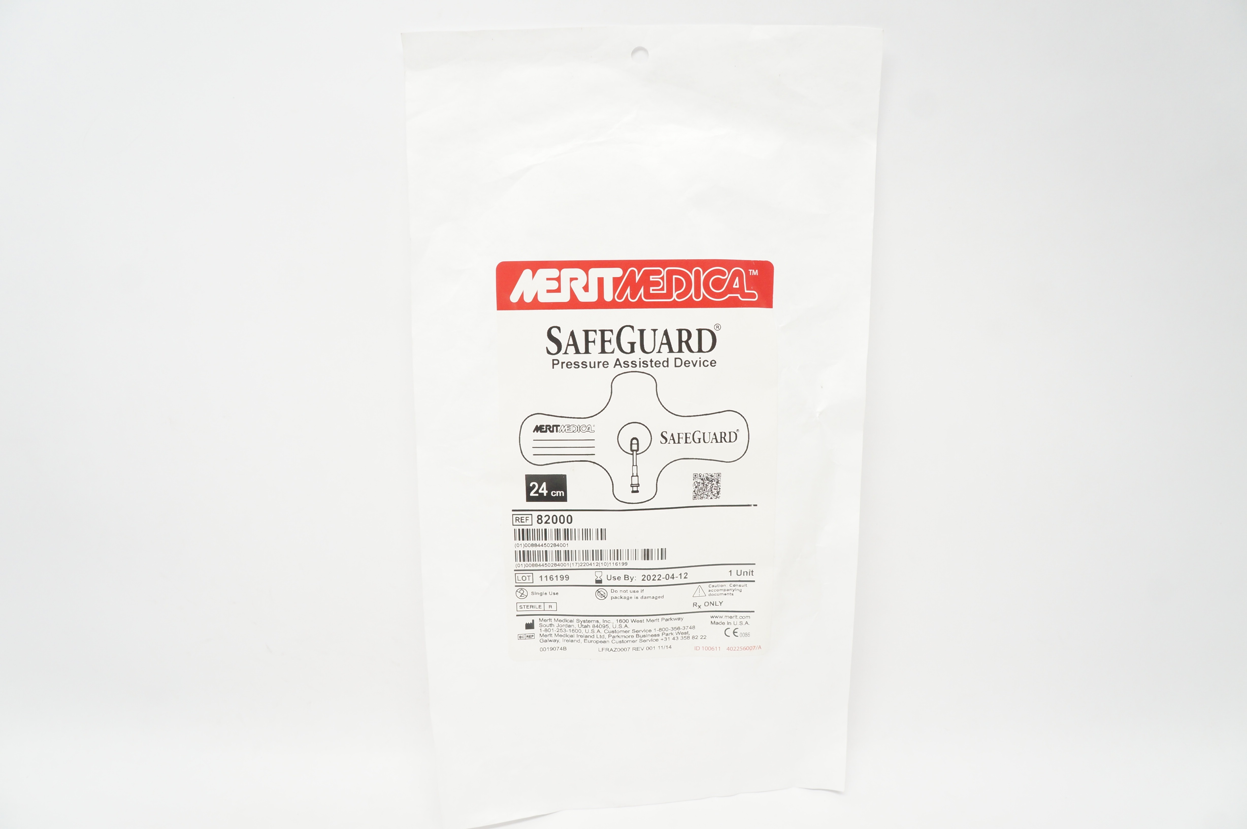 Merit Medical 82000 SafeGuard Pressure Assisted Device 24cm (x)